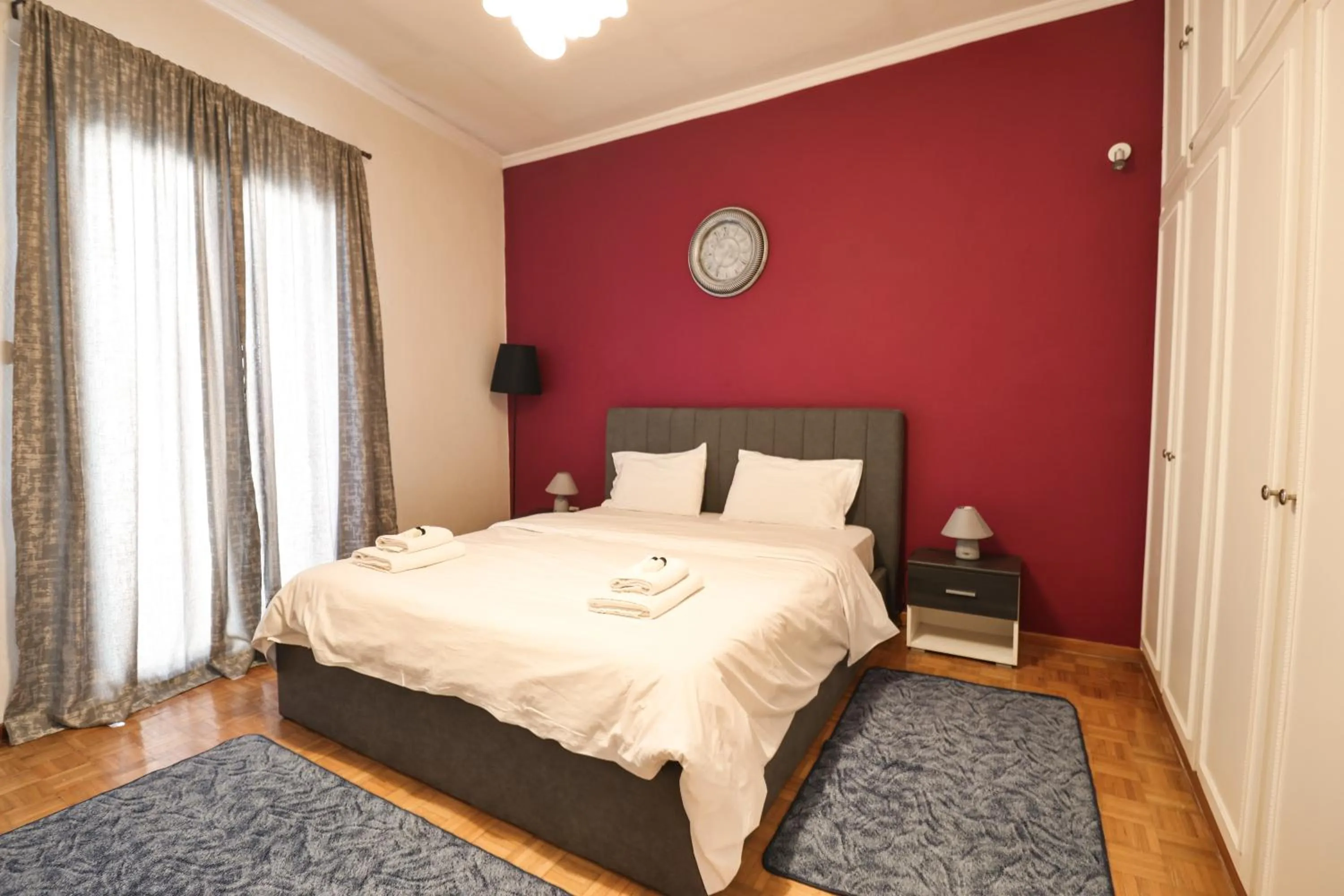 Bedroom, Bed in Corfu City Apartments