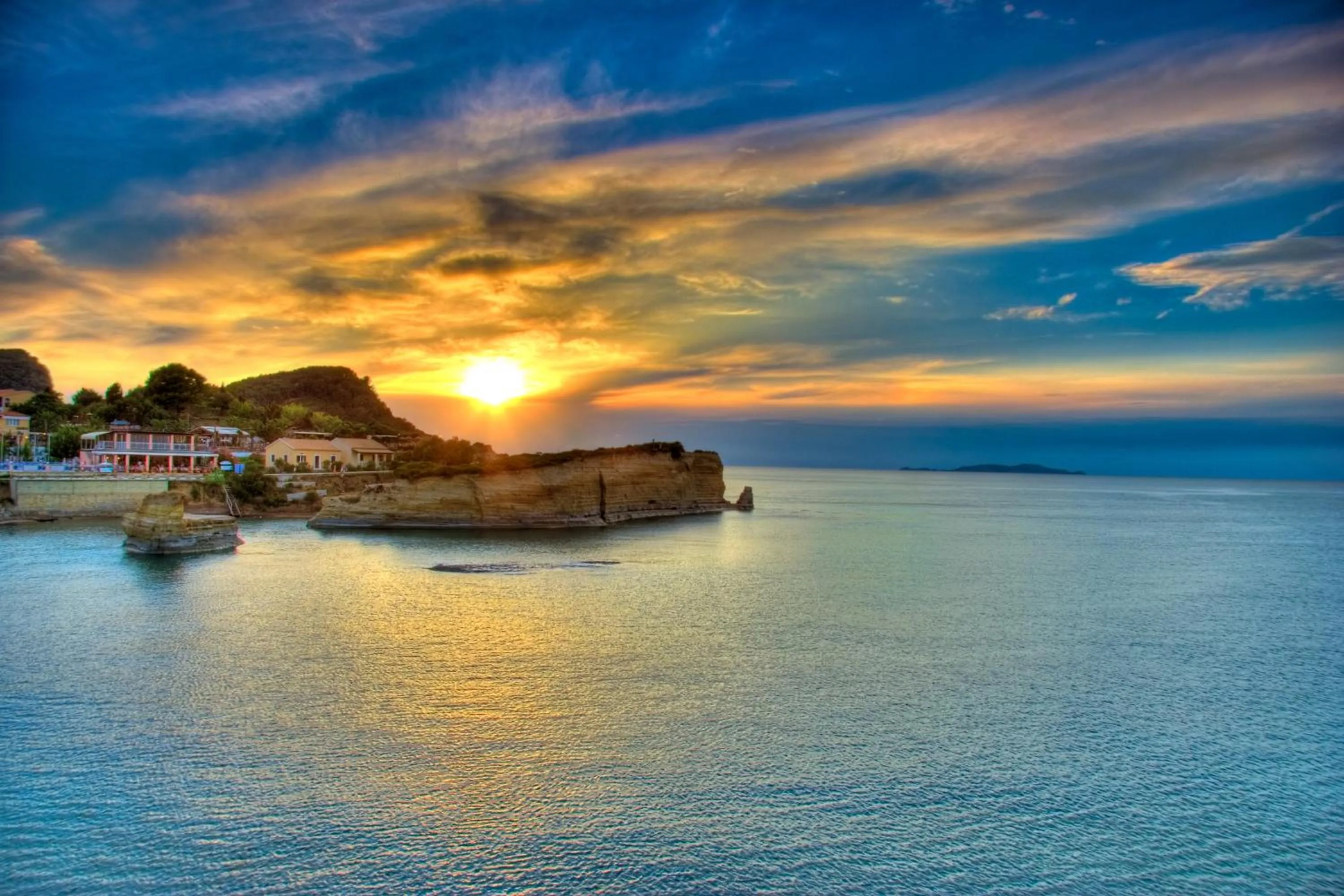 Natural landscape in Corfu City Apartments