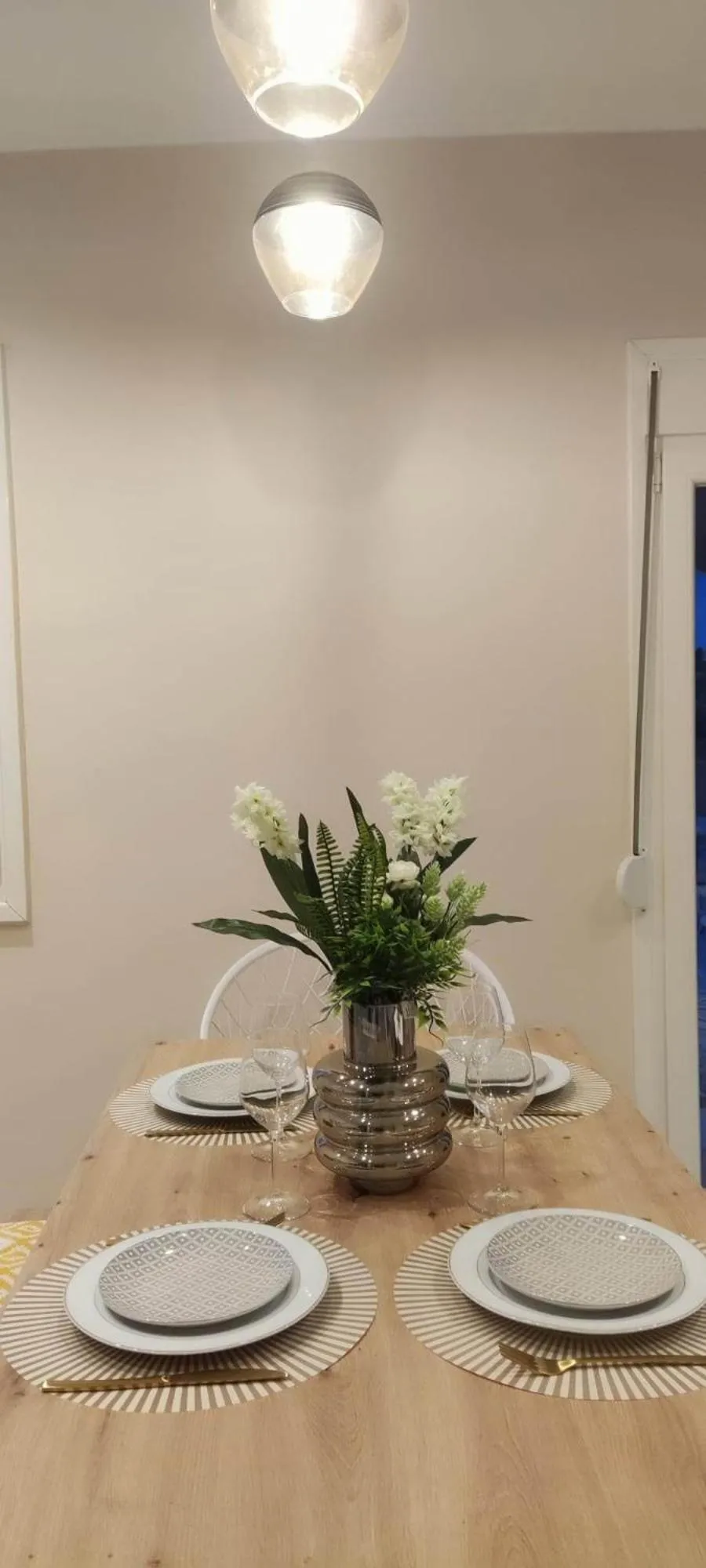 Dining area in Corfu City Apartments