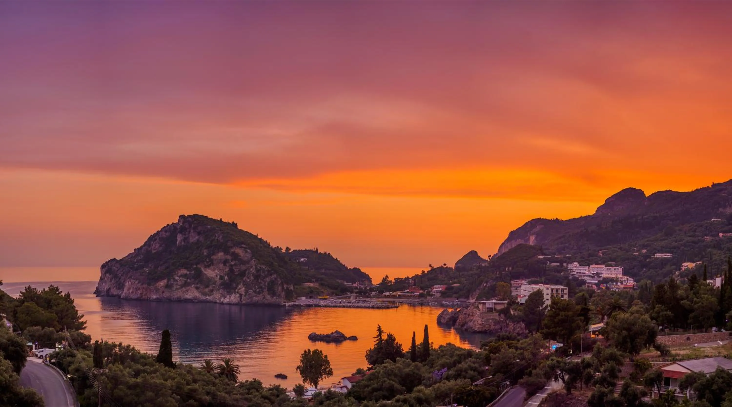 Natural landscape in Corfu City Apartments