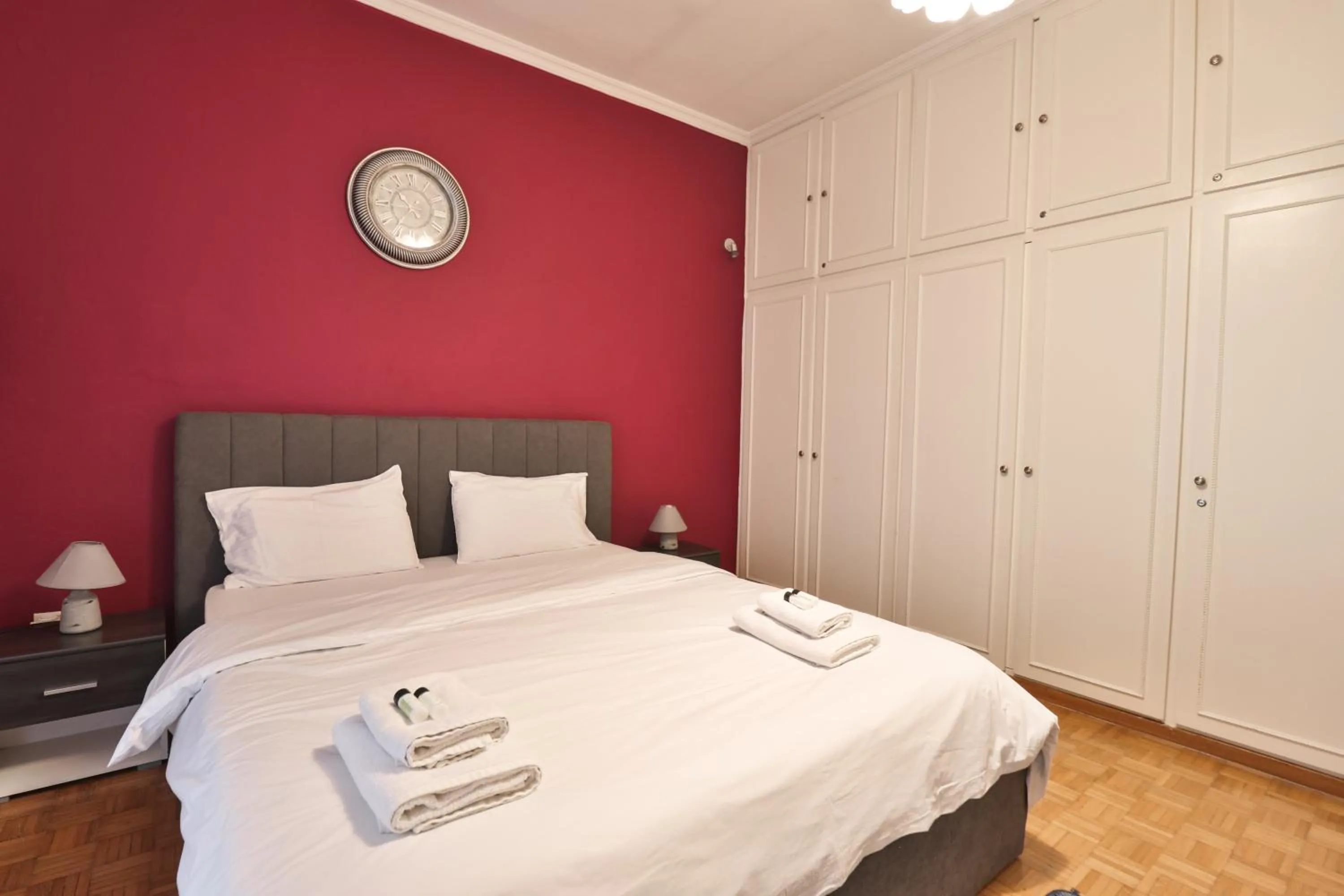 Bedroom, Bed in Corfu City Apartments