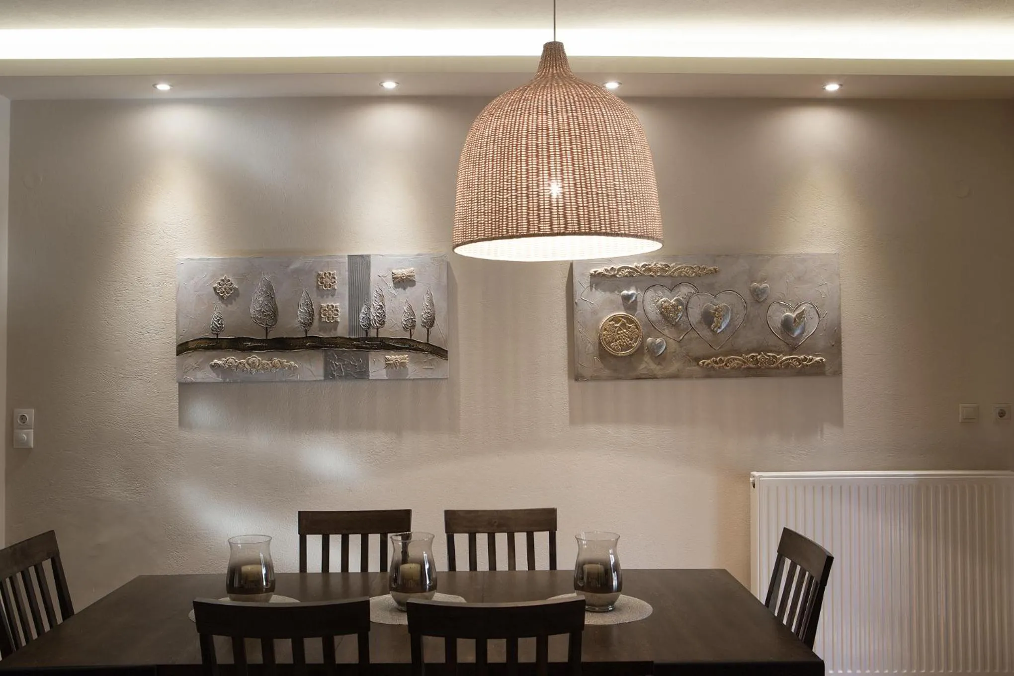 Dining area in Corfu City Apartments