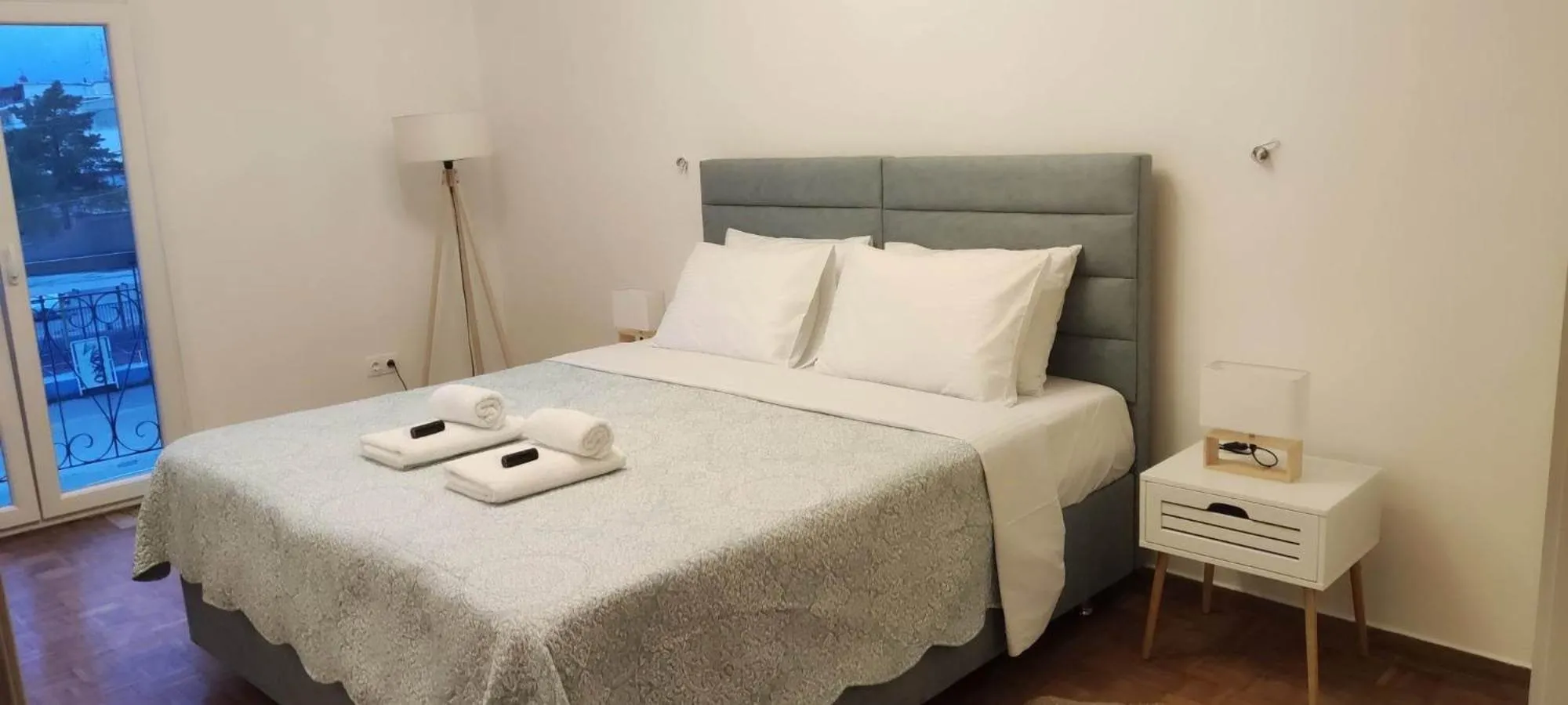 Bedroom, Bed in Corfu City Apartments