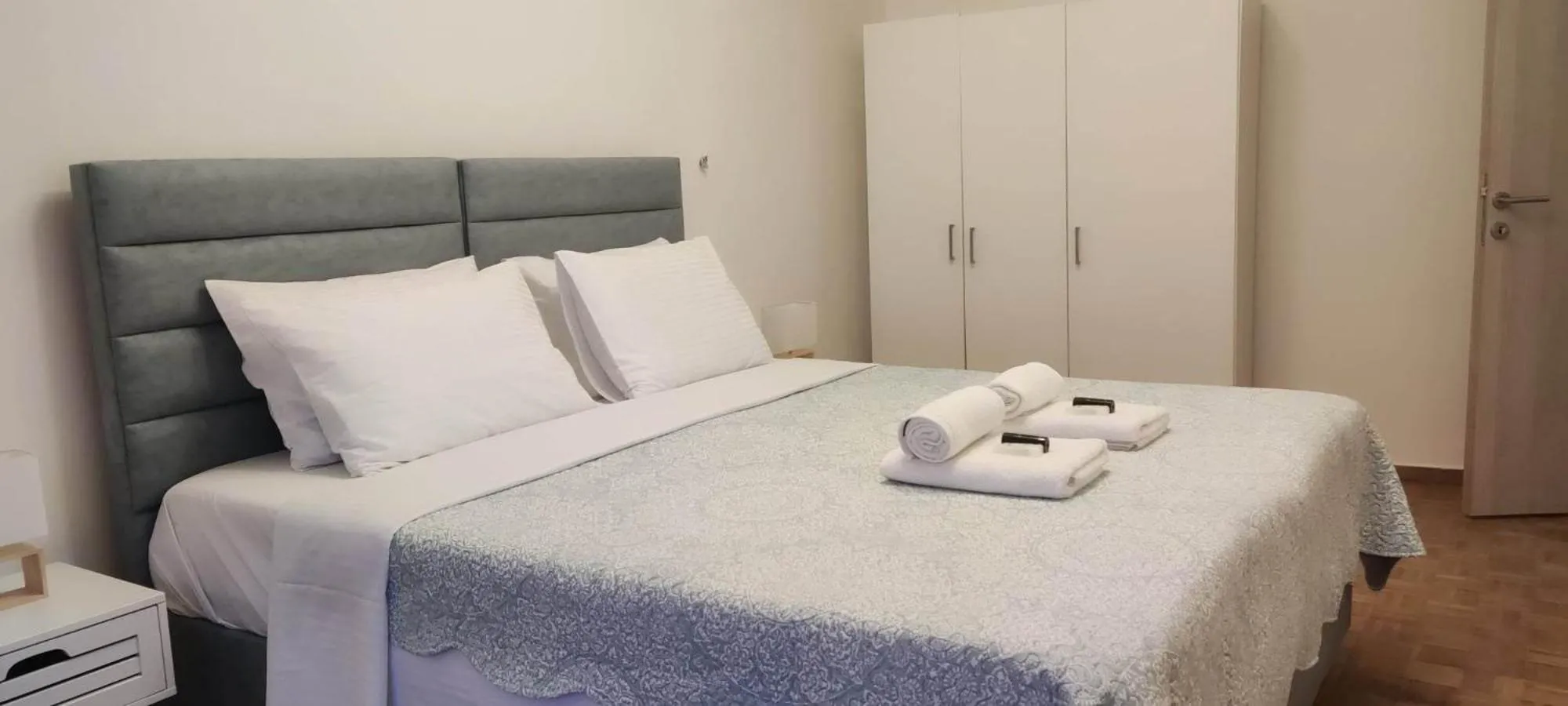 Bedroom, Bed in Corfu City Apartments