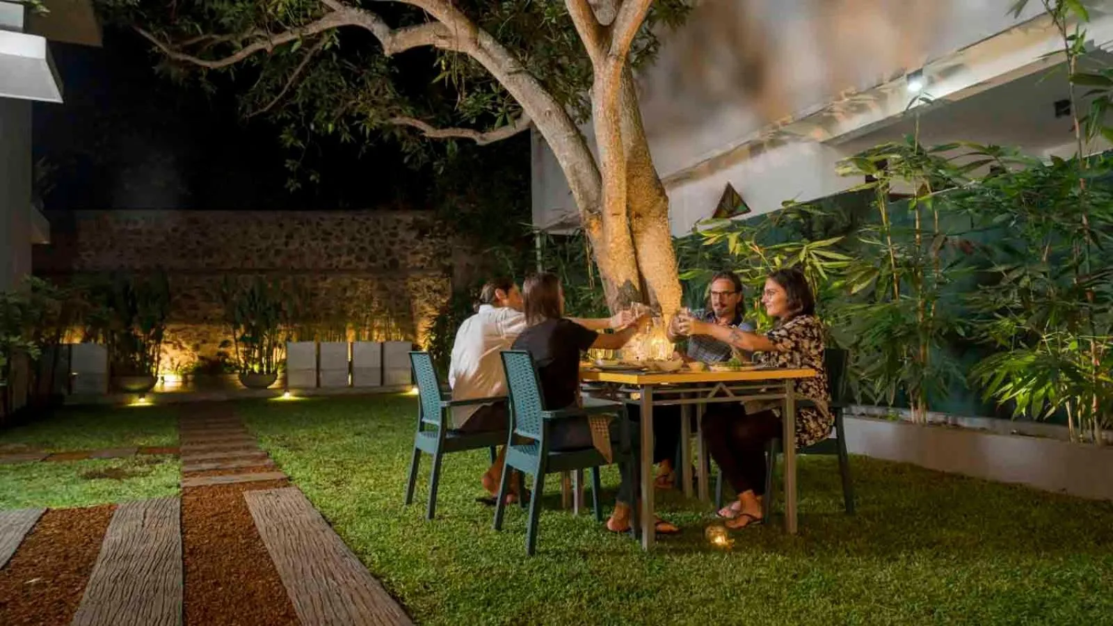 Natural landscape in 18 Faces with free drop off to Galle Fort by TukTuk