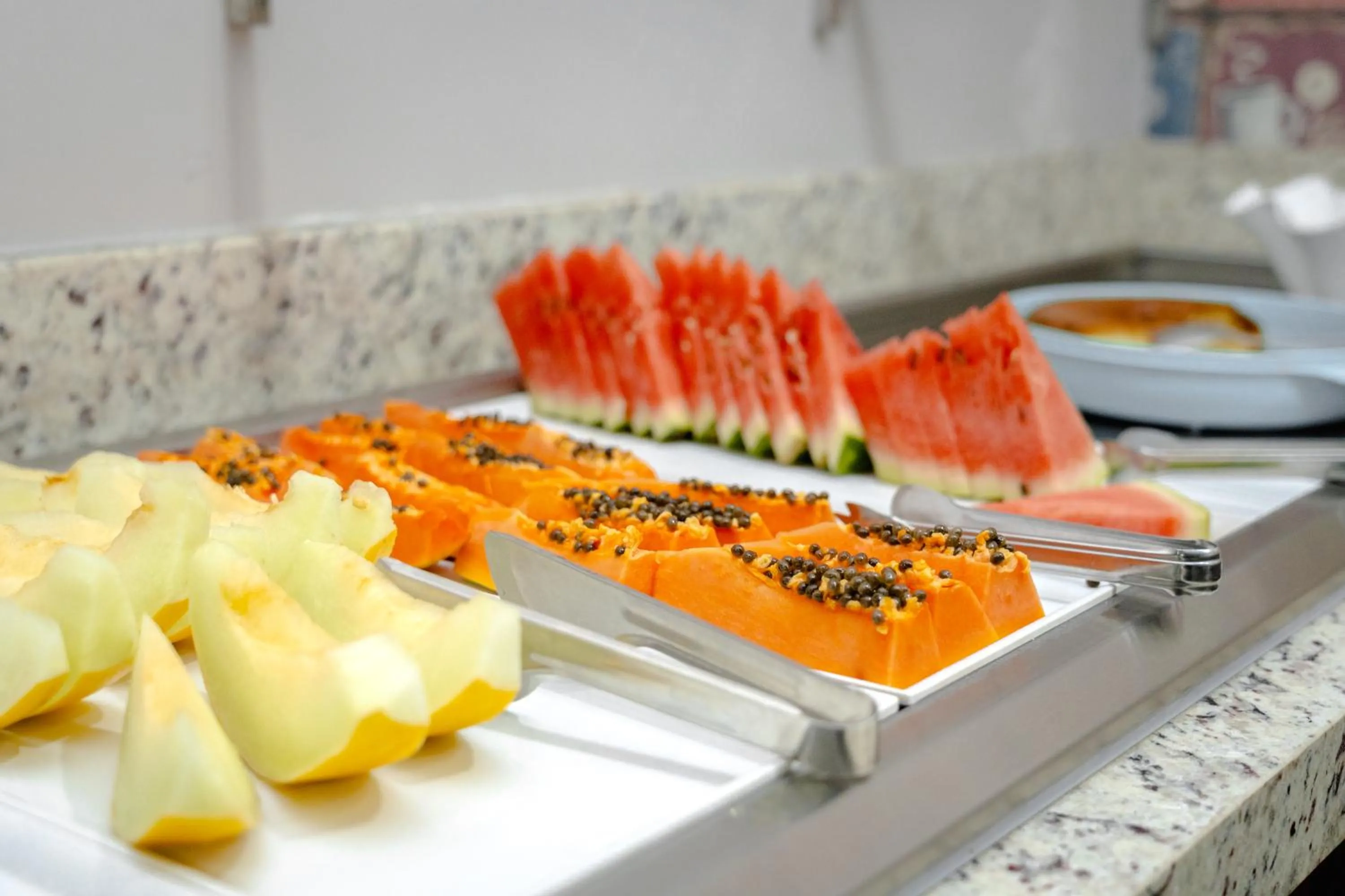 Buffet breakfast in VELINN Hotel Natureza Foz