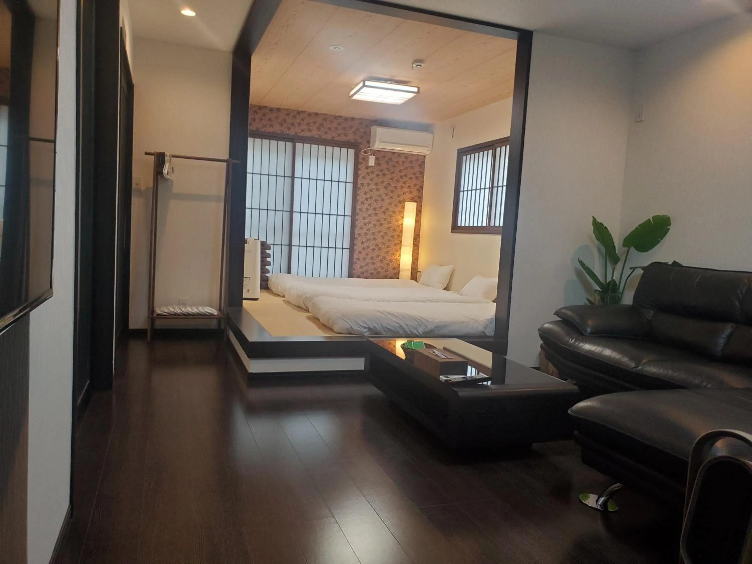 Bed in Kyo no yado BOTAN