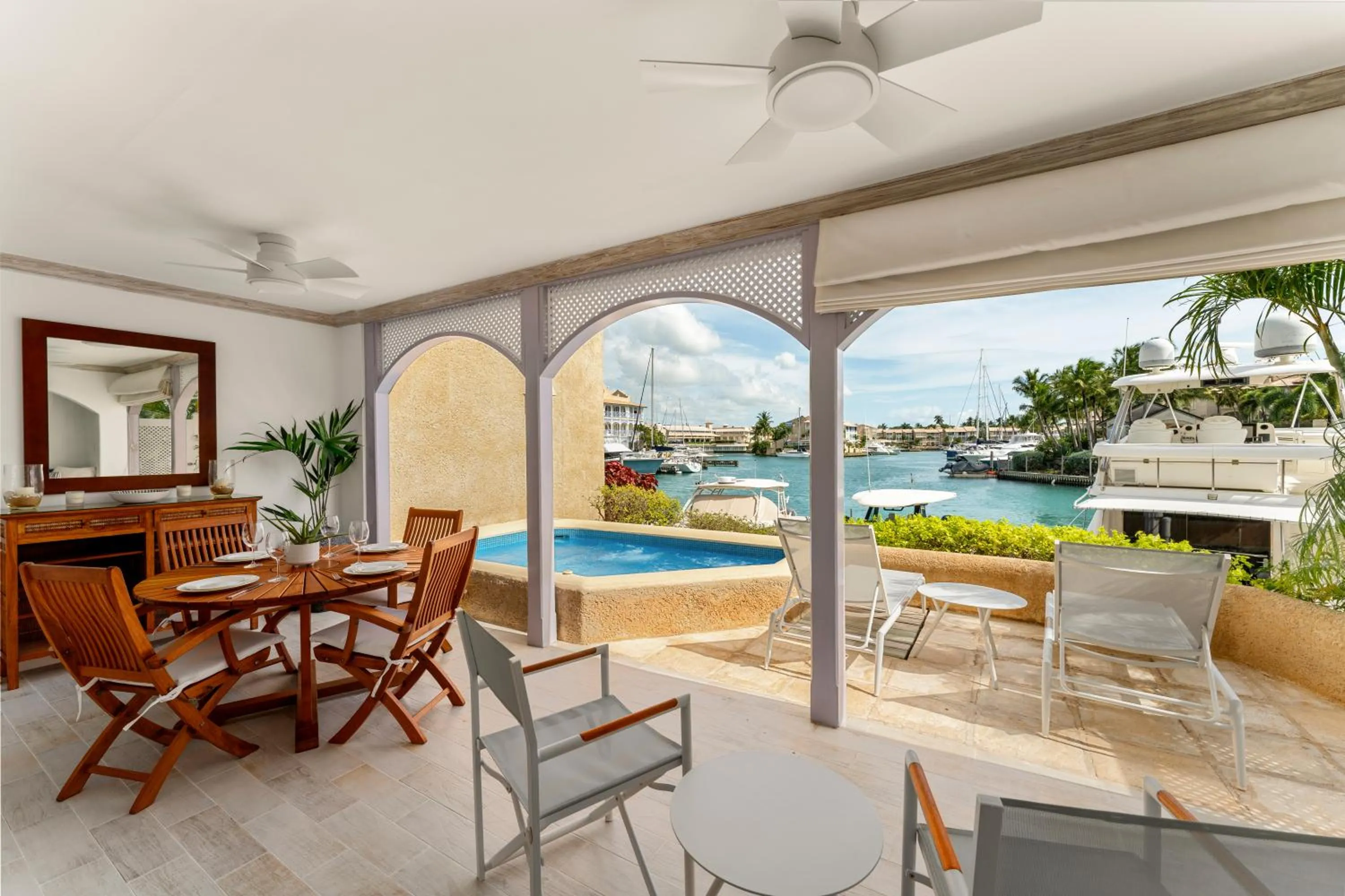 Patio in Port St. Charles