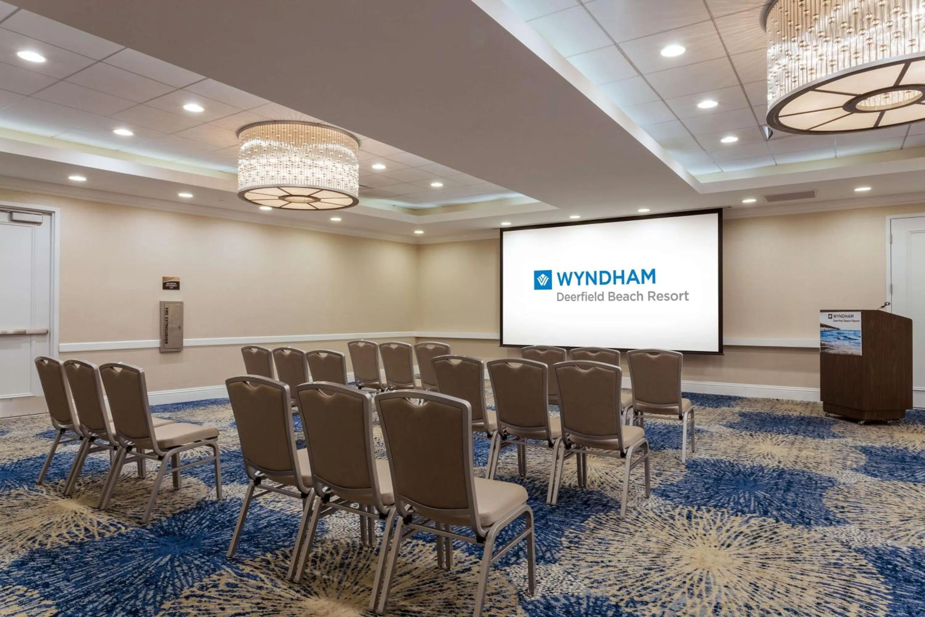 On site in Wyndham Deerfield Beach Resort