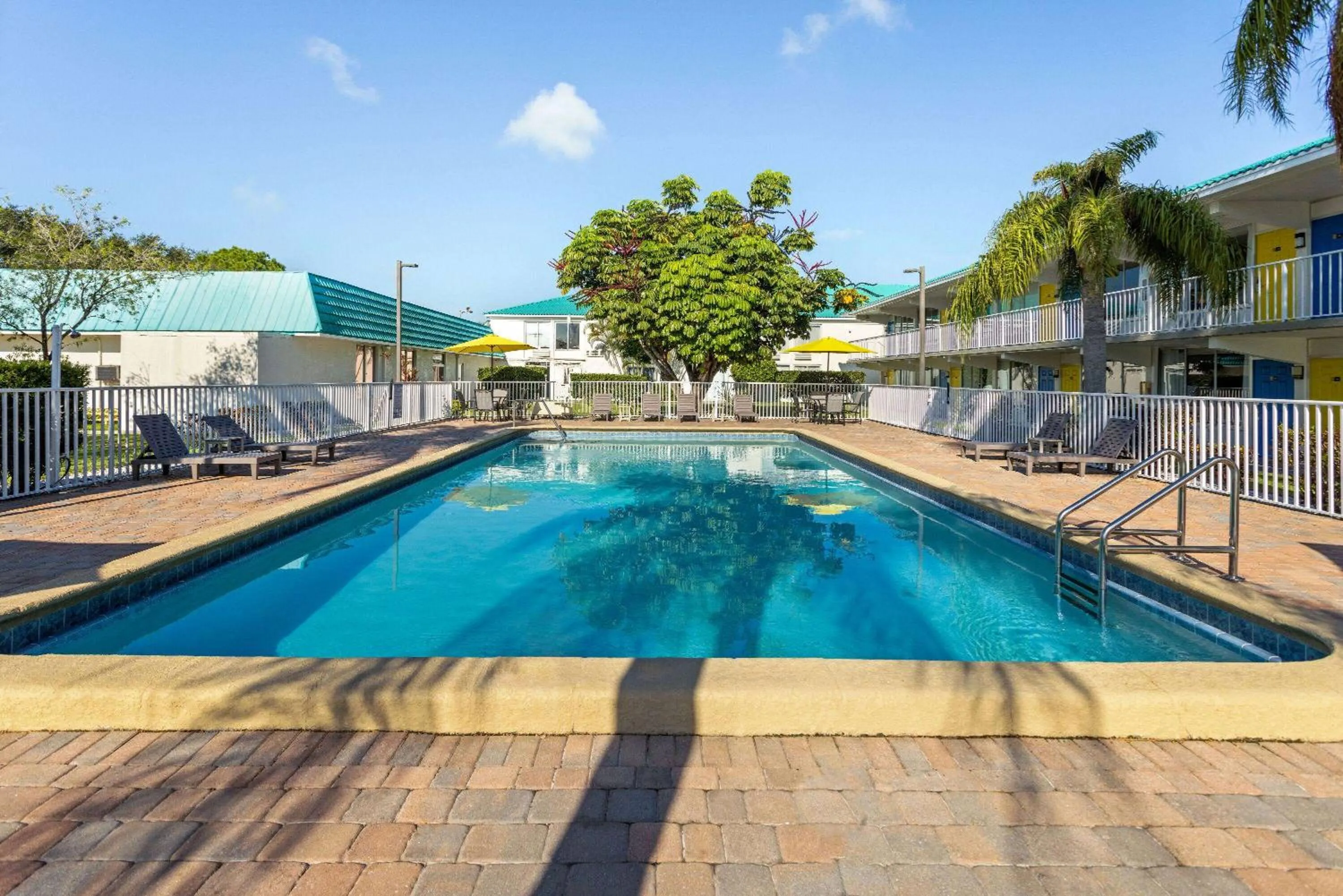 Pool view in Days Inn & Suites by Wyndham Fort Pierce Midtown