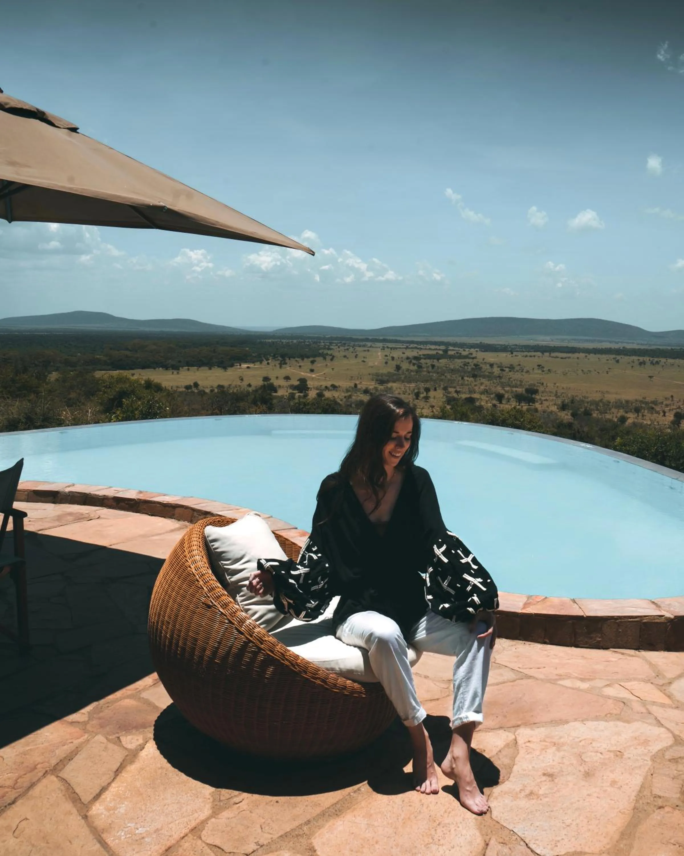 Swimming pool in Olarro Plains