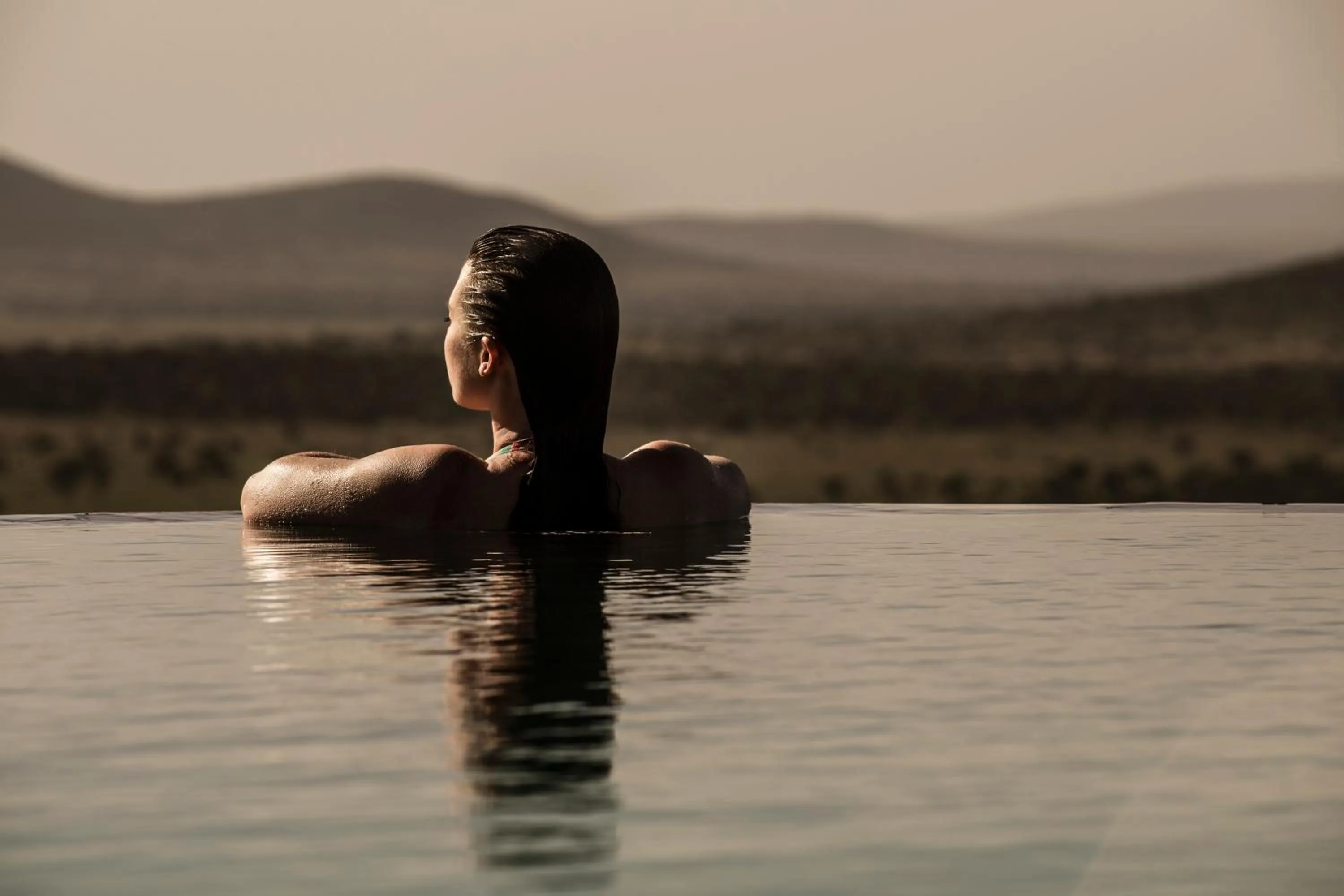 Swimming pool in Olarro Plains