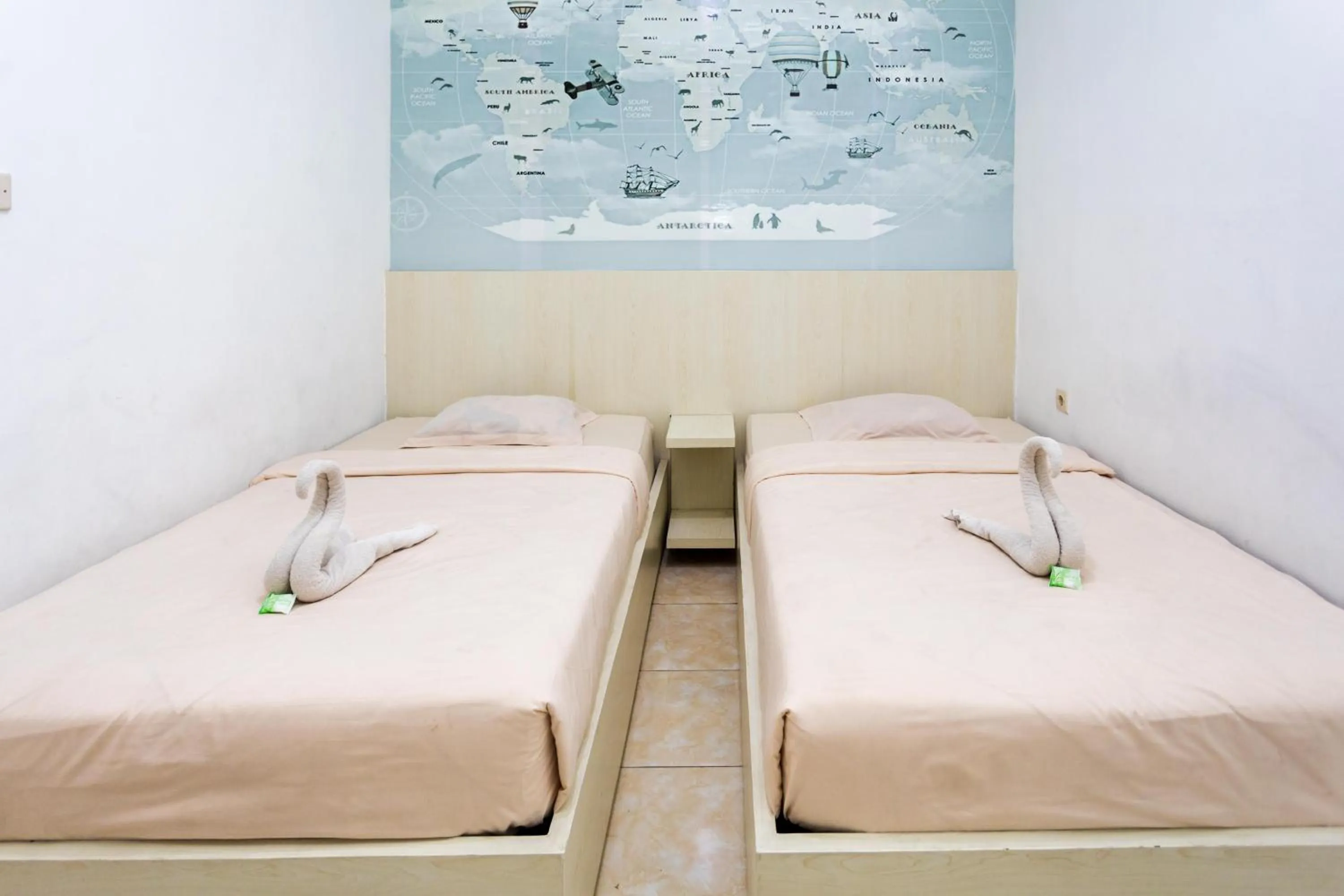 Bed in Batuque Town Villa 2