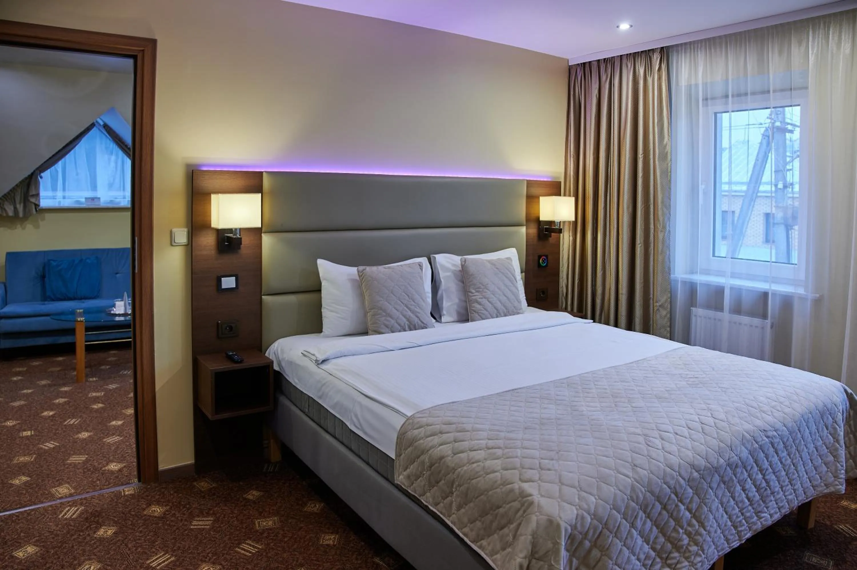 Bed in Olympus Hotel