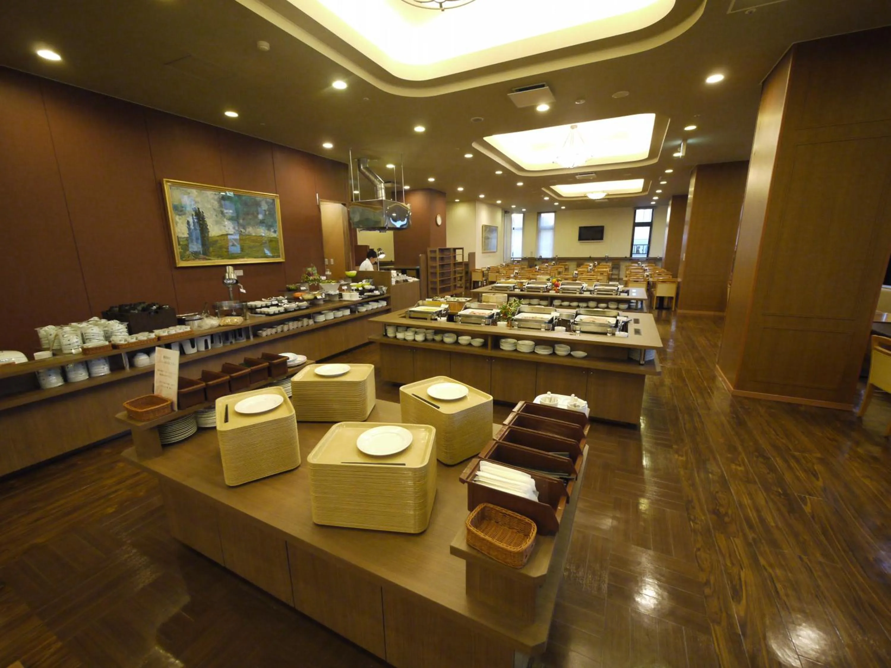 Buffet breakfast in Route Inn Grantia Hakodate Ekimae