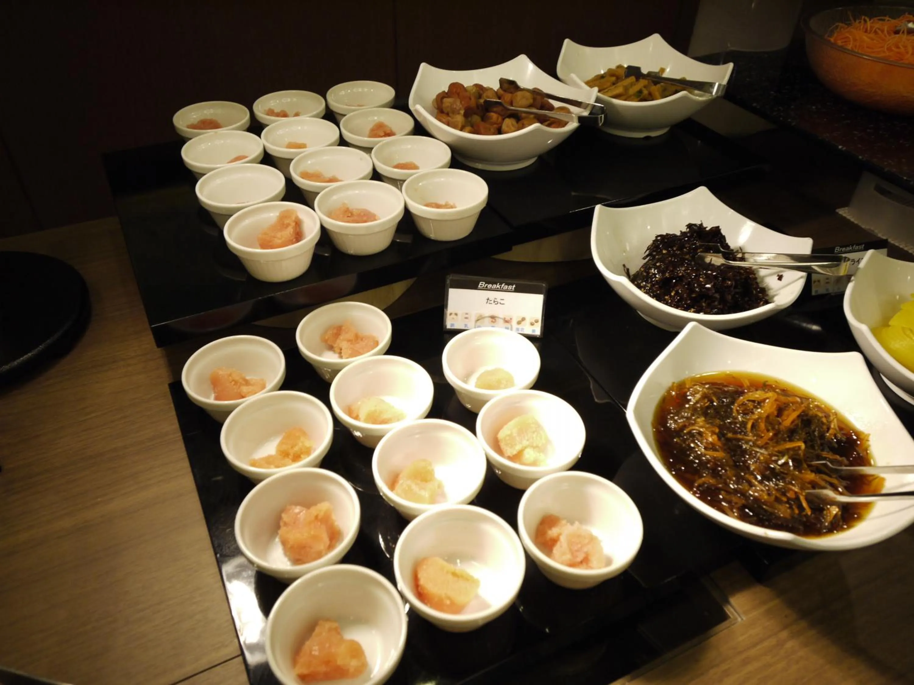 Buffet breakfast in Route Inn Grantia Hakodate Ekimae