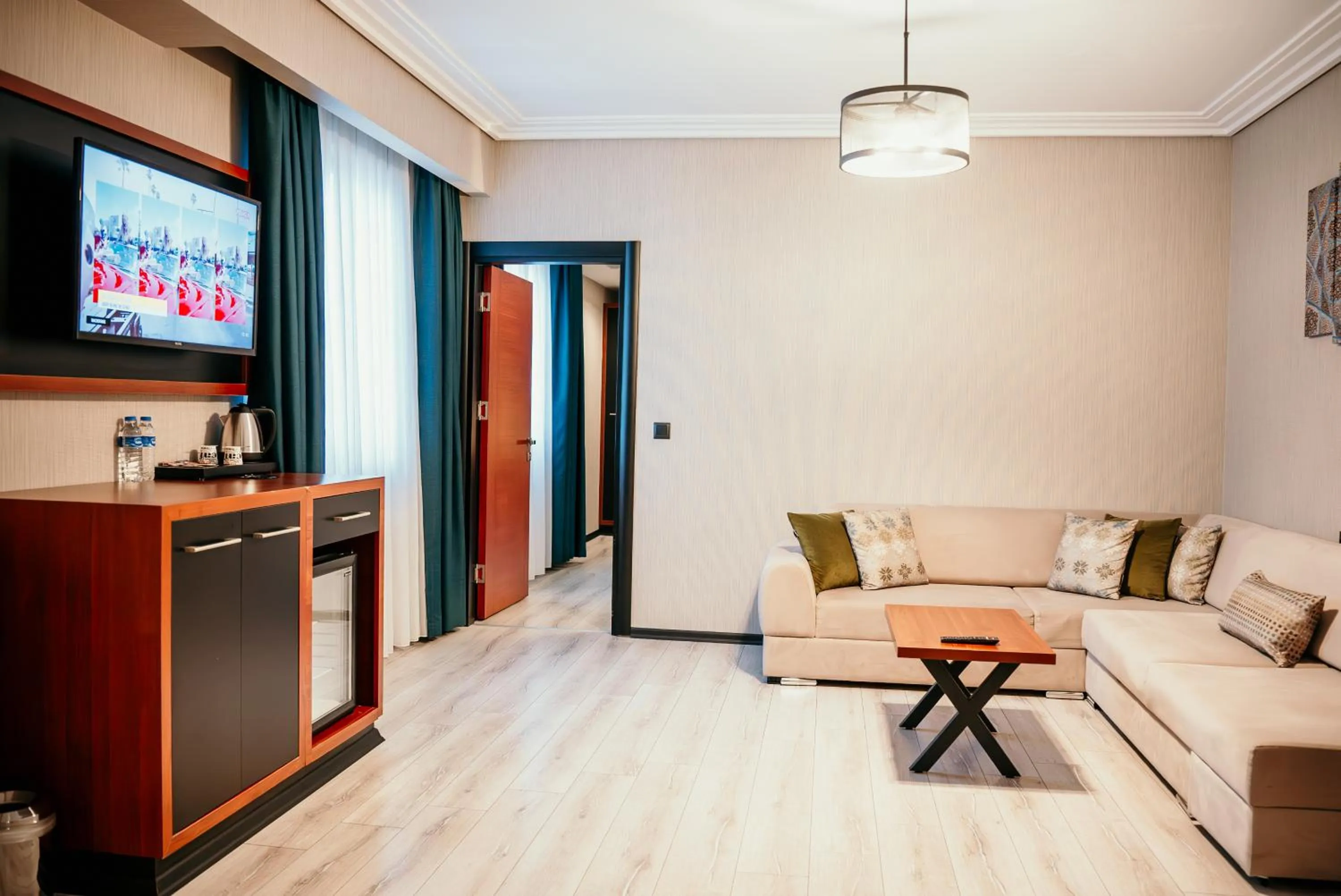 Bed in Grand Vaves Hotel