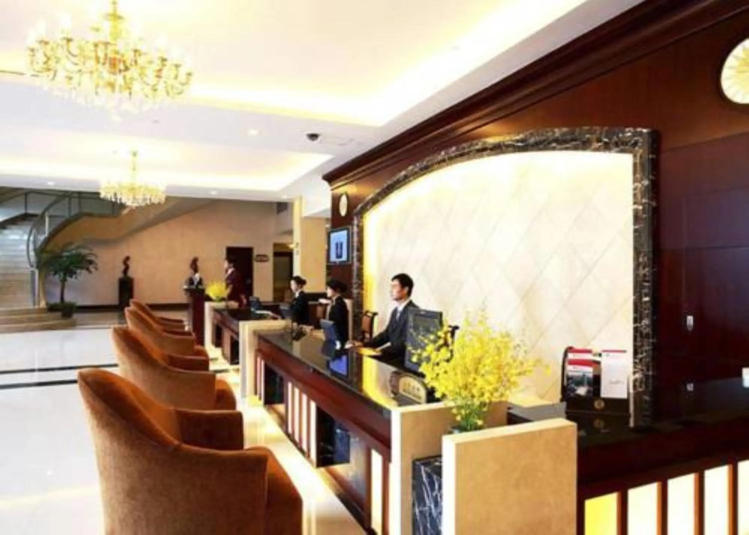 Lobby or reception in Ramada Plaza Sino-Bay Shanghai Lobby or reception in Ramada Plaza Sino-Bay Shanghai