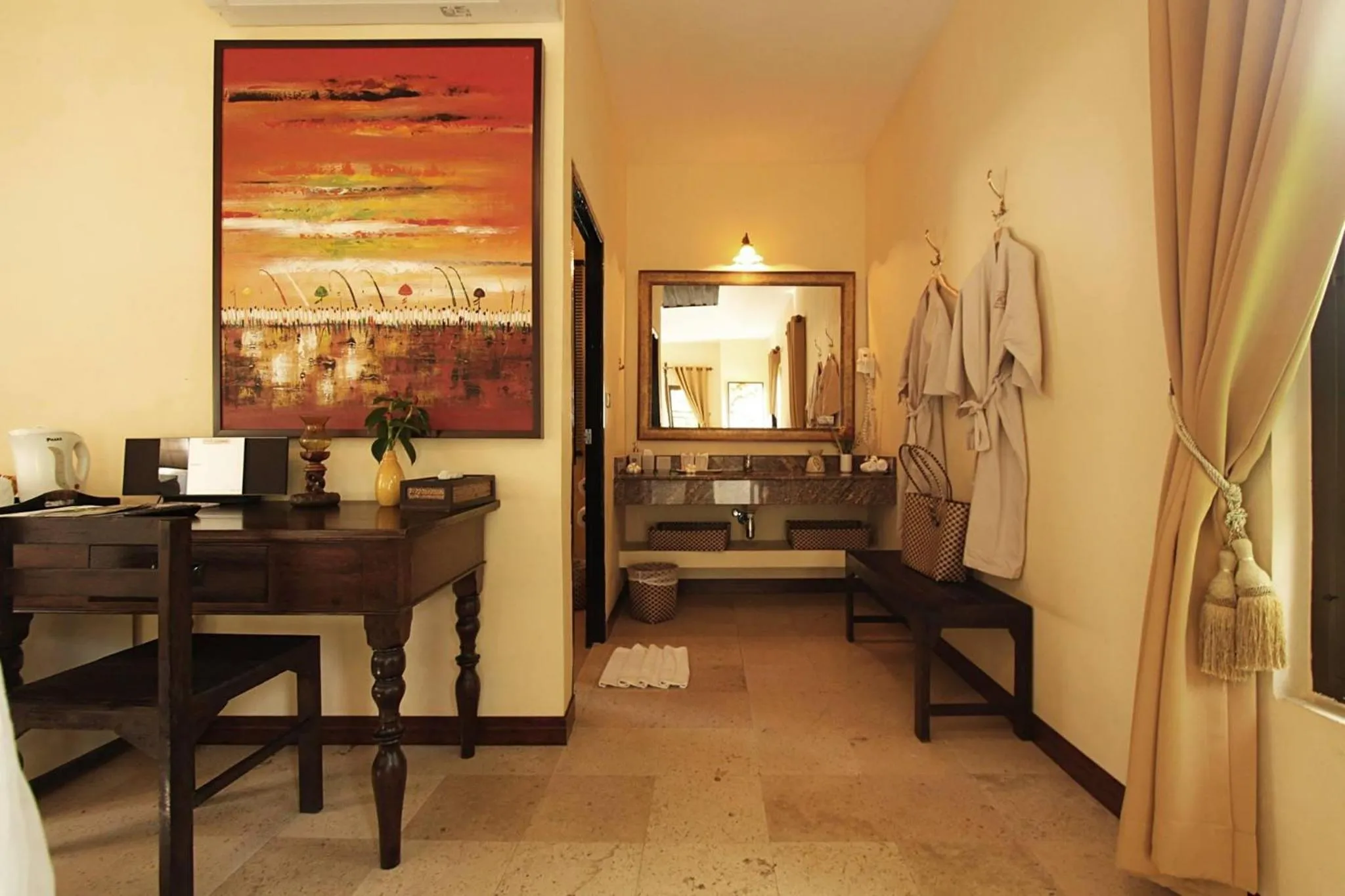 Bed in Villa Khao Phaengma