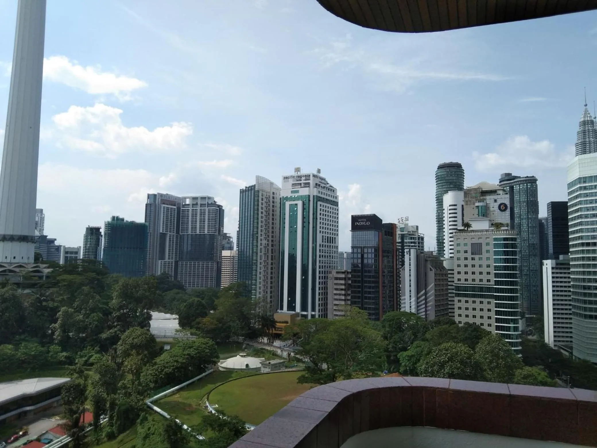 City view in The Maple Suite