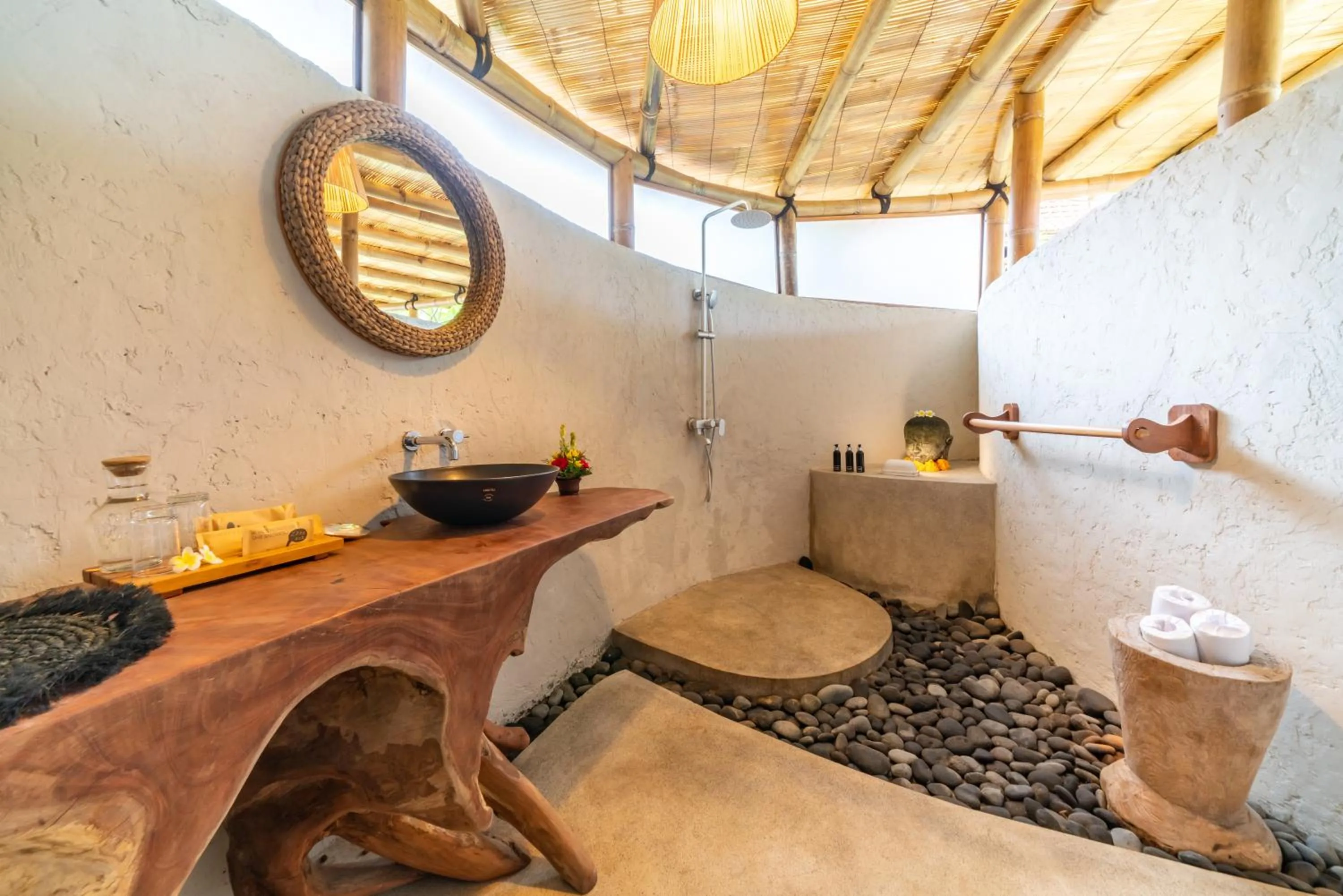 Bathroom in Sejuk Beach Villas