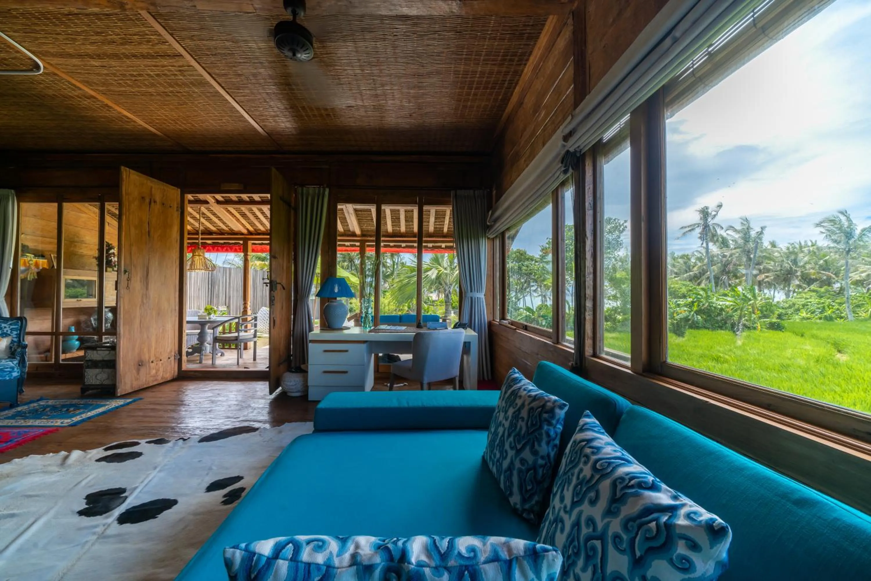 Seating area in Sejuk Beach Villas