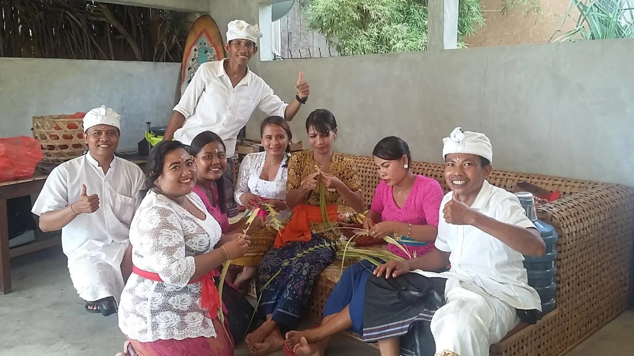 People in Sejuk Beach Villas