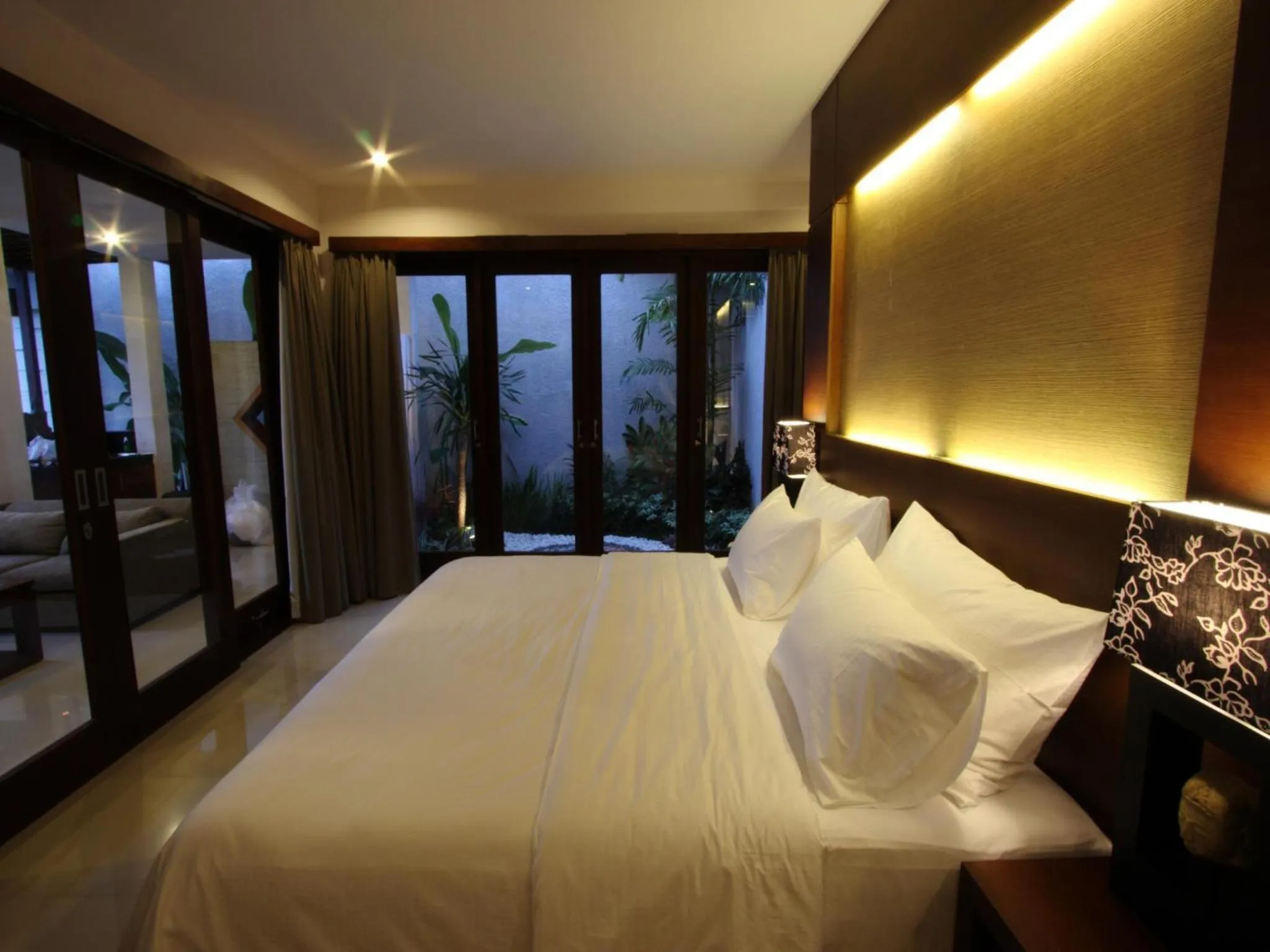 Bed in Grania Bali Villas