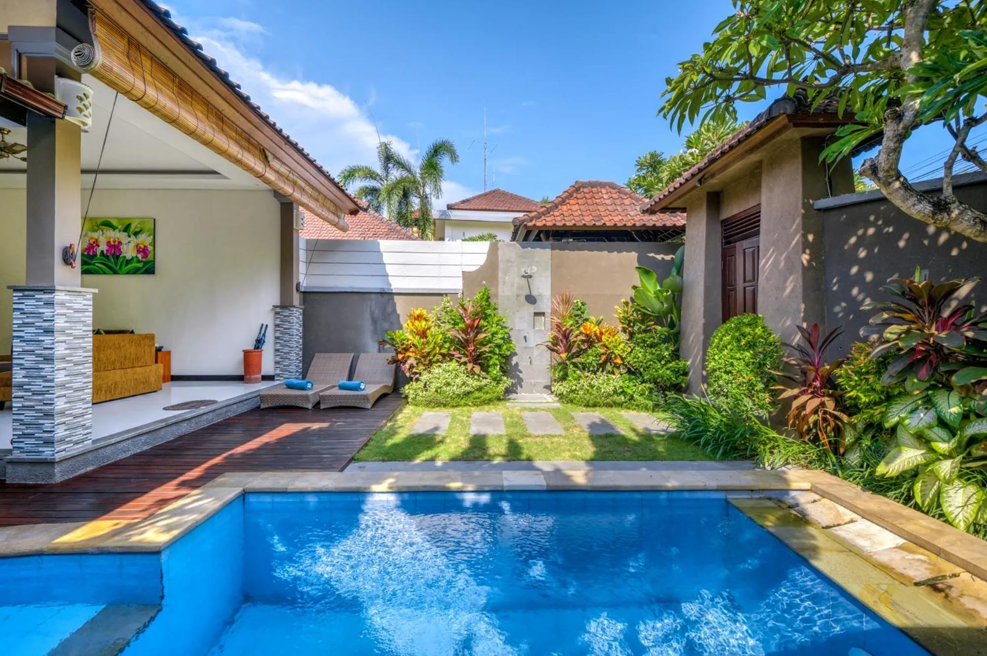 Garden in Gracia Bali Villas & Apartment Managed by Manara