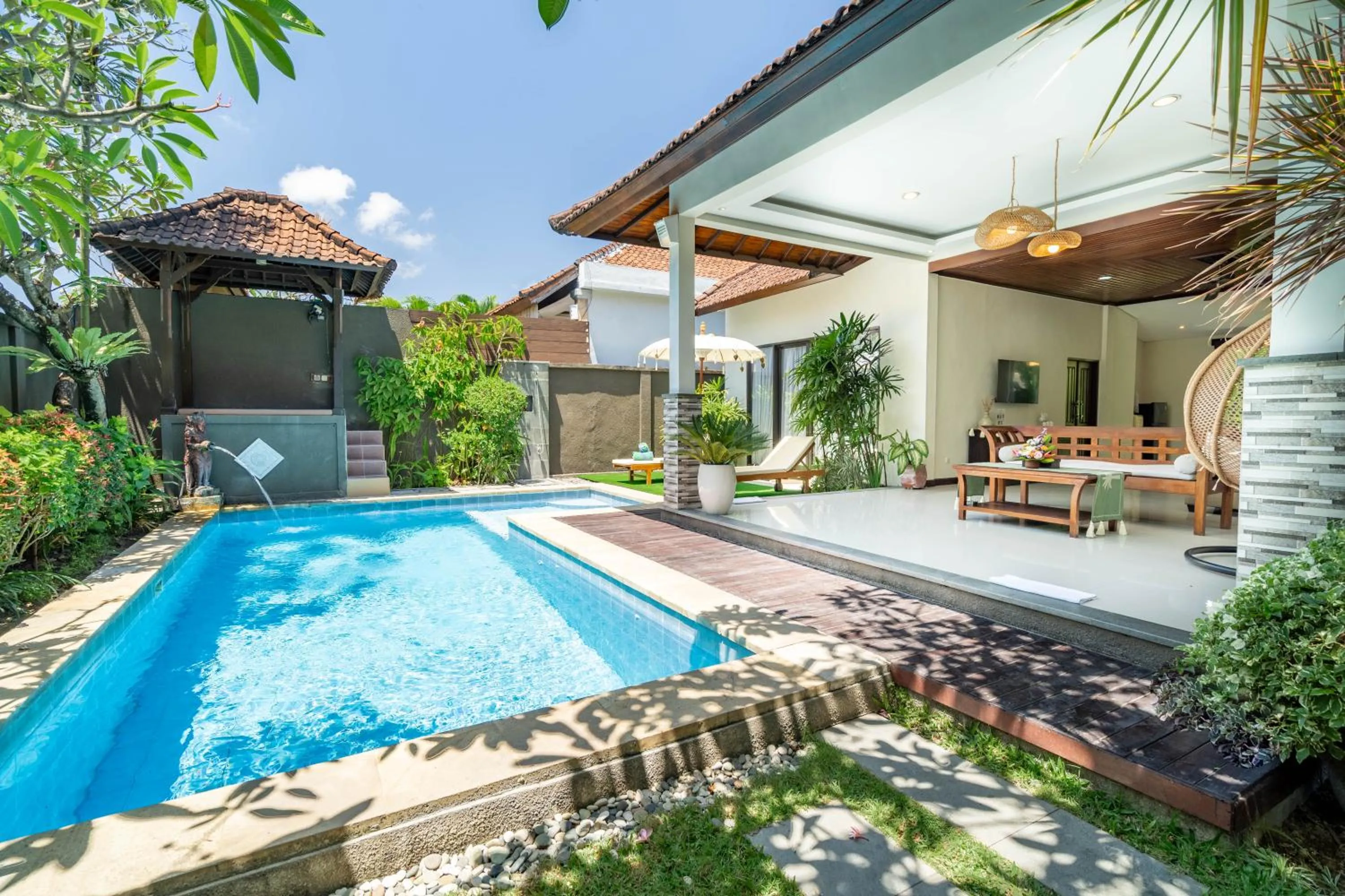 Swimming pool in Gracia Bali Villas & Apartment Managed by Manara