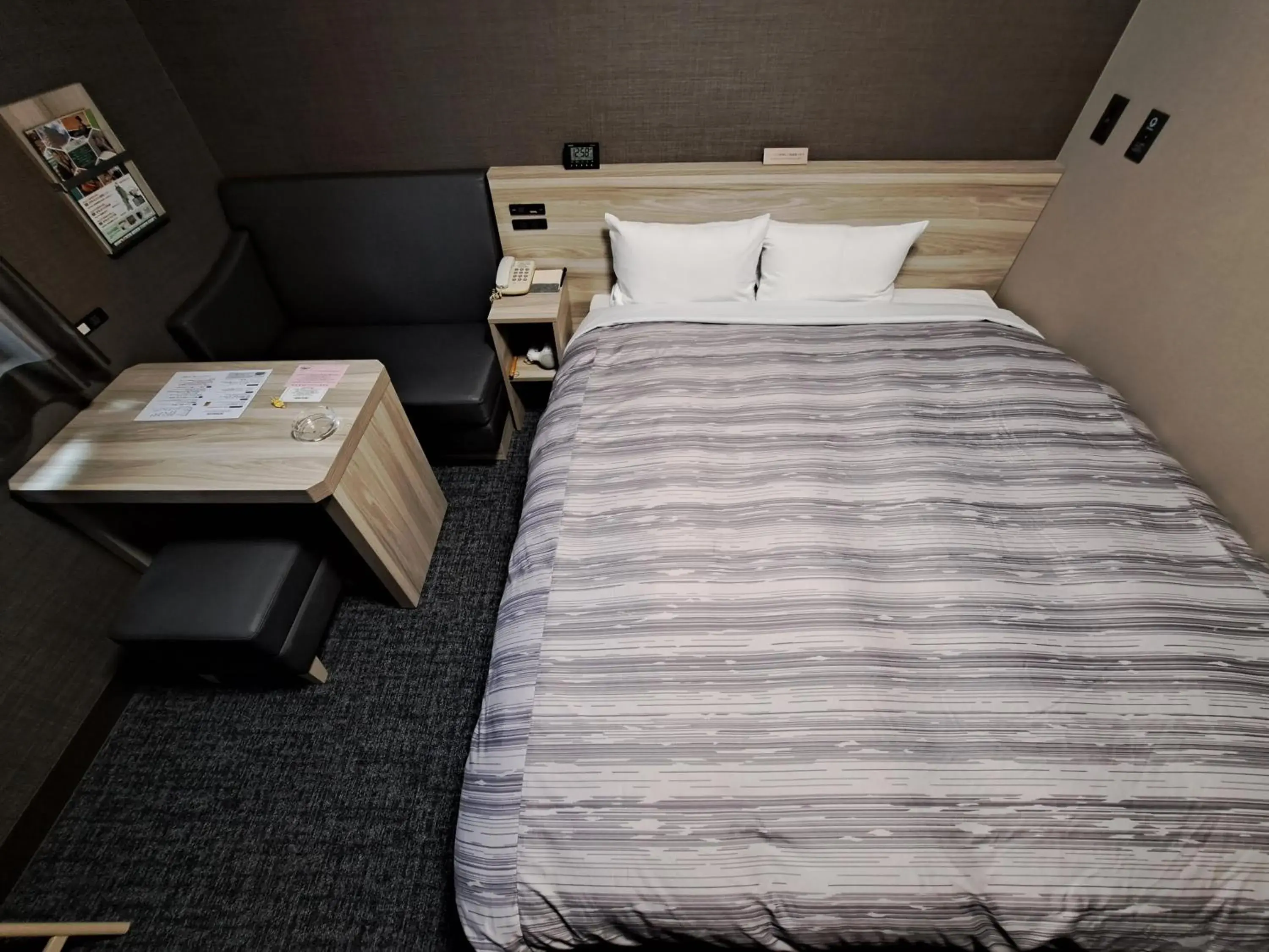 Bed in Route Inn Grantia Akita Spa Resort Bed in Route Inn Grantia Akita Spa Resort