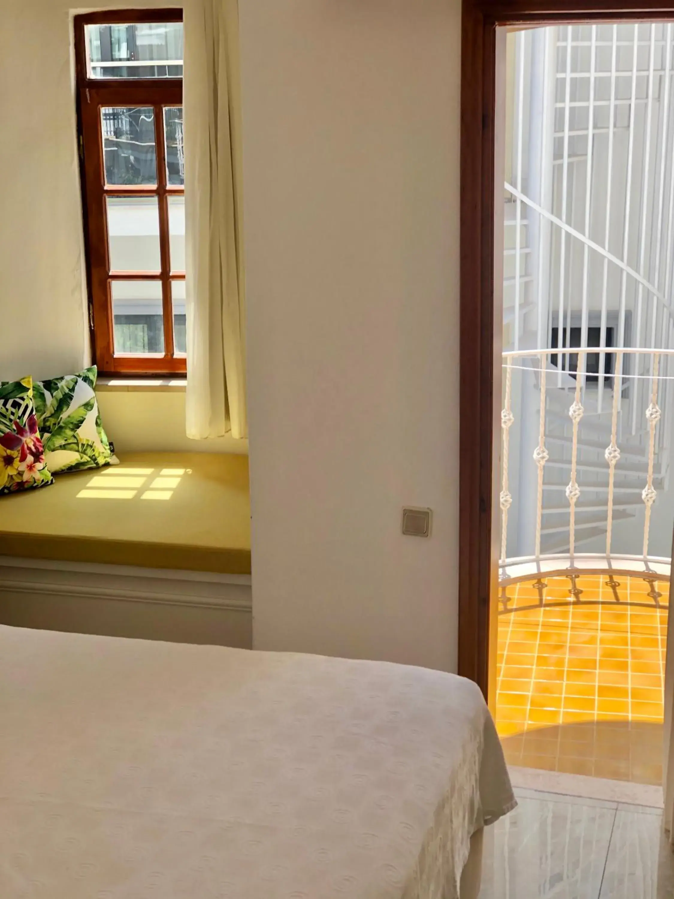 Balcony/Terrace, Bed in Kekova Hotel Balcony/Terrace, Bed in Kekova Hotel