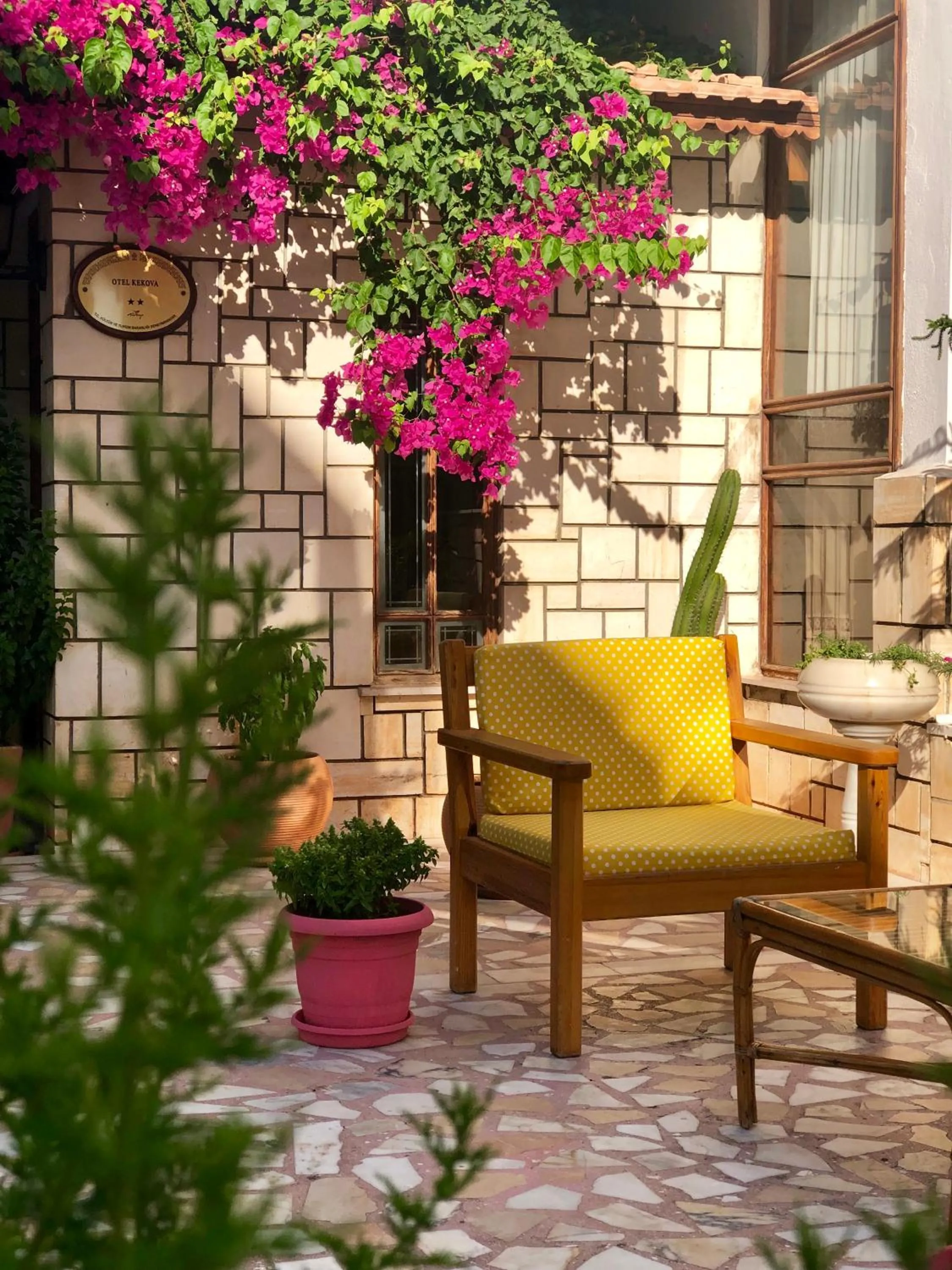 Patio in Kekova Hotel