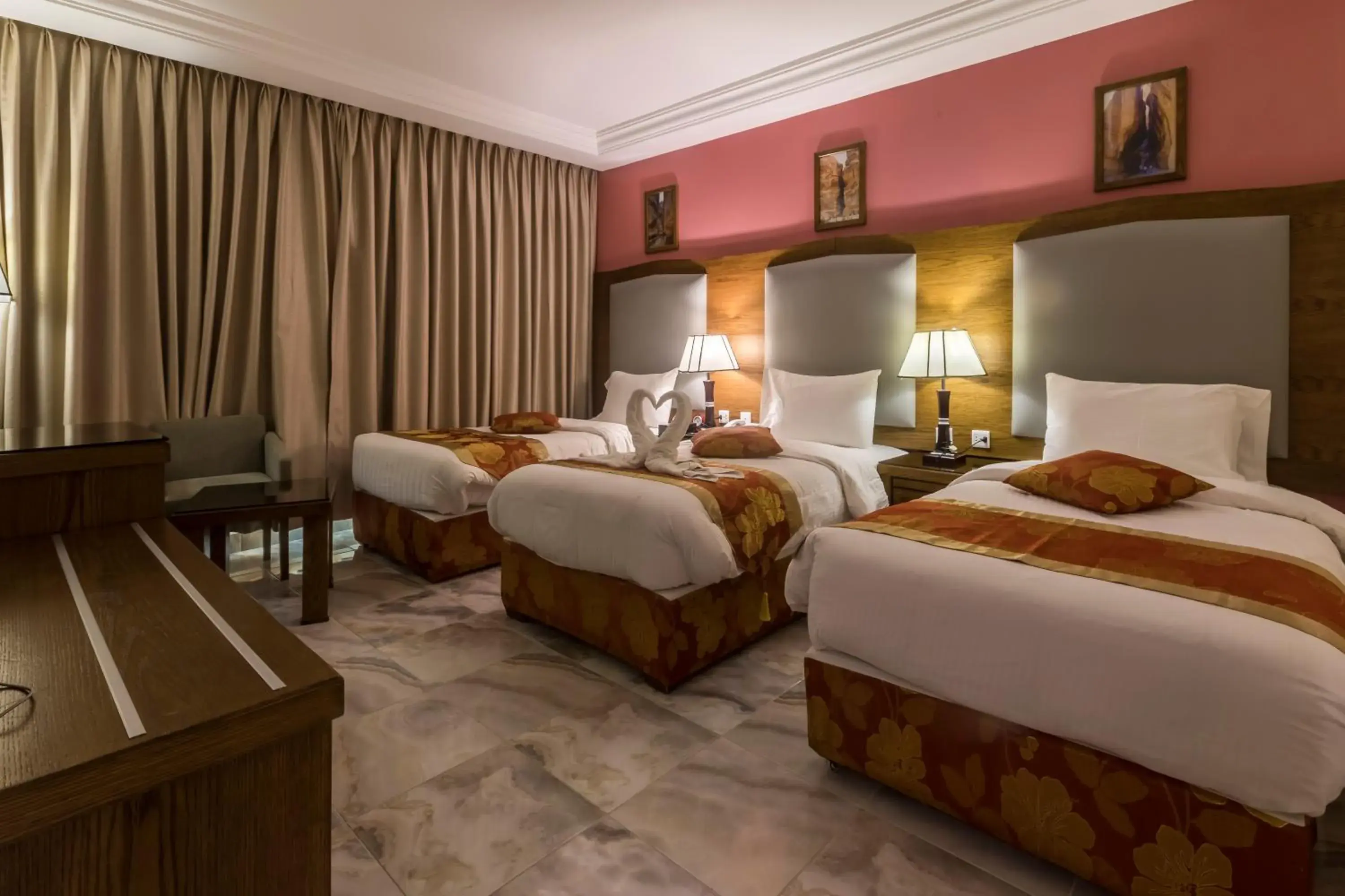 Bed in Petra Moon Hotel Bed in Petra Moon Hotel