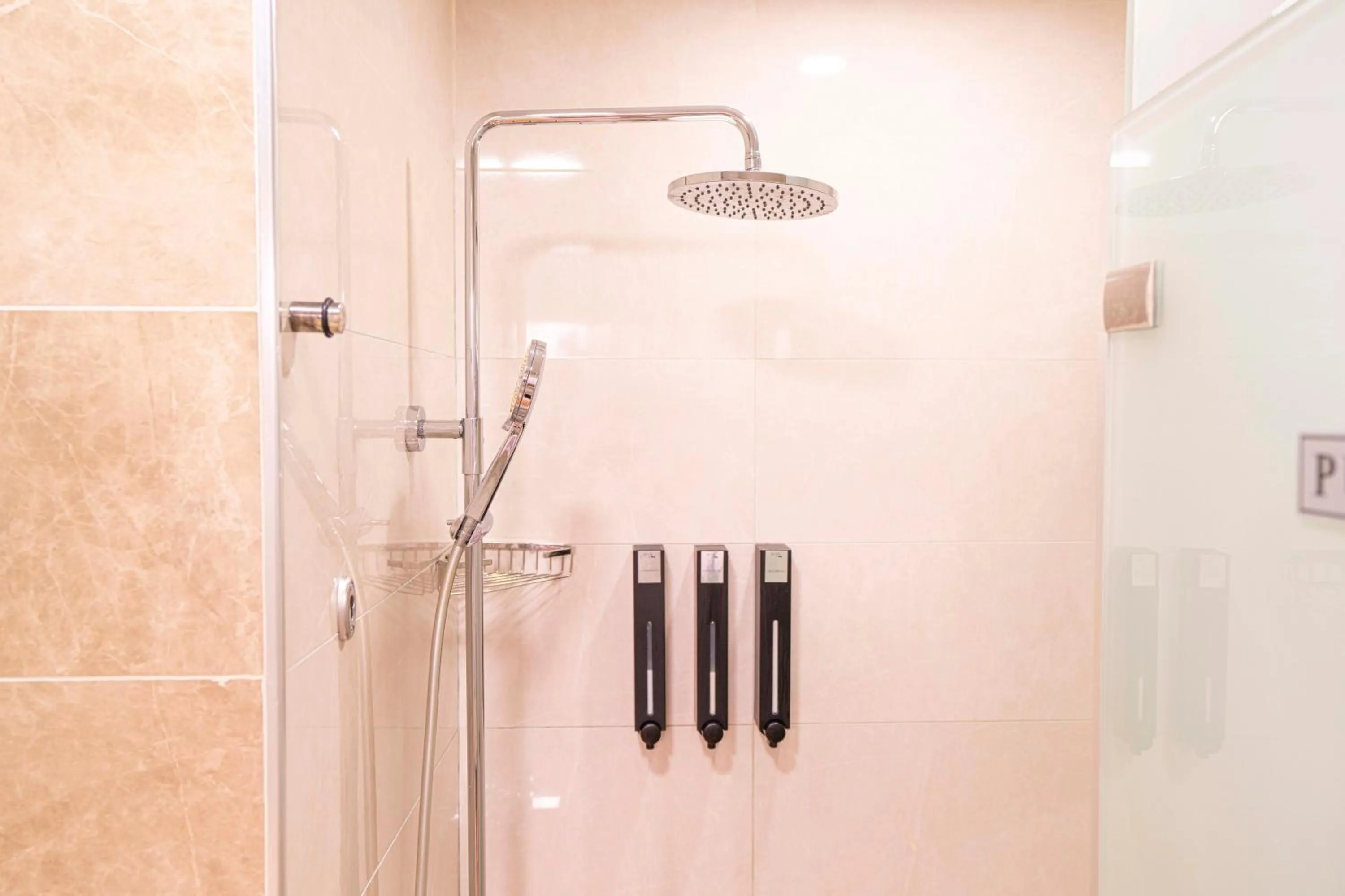 Shower in Petra Moon Hotel