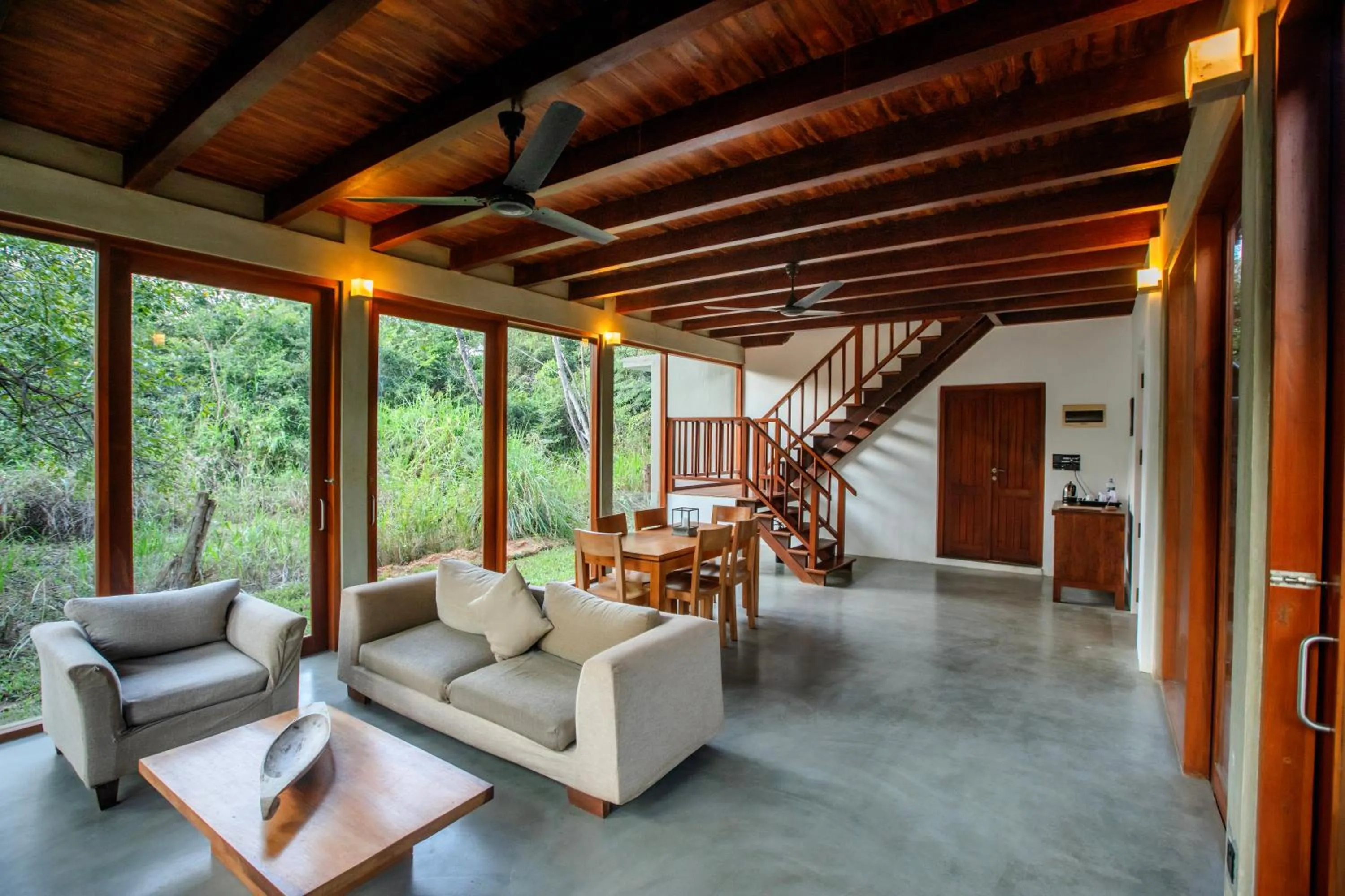 Living room in Wild Grass Nature Resort