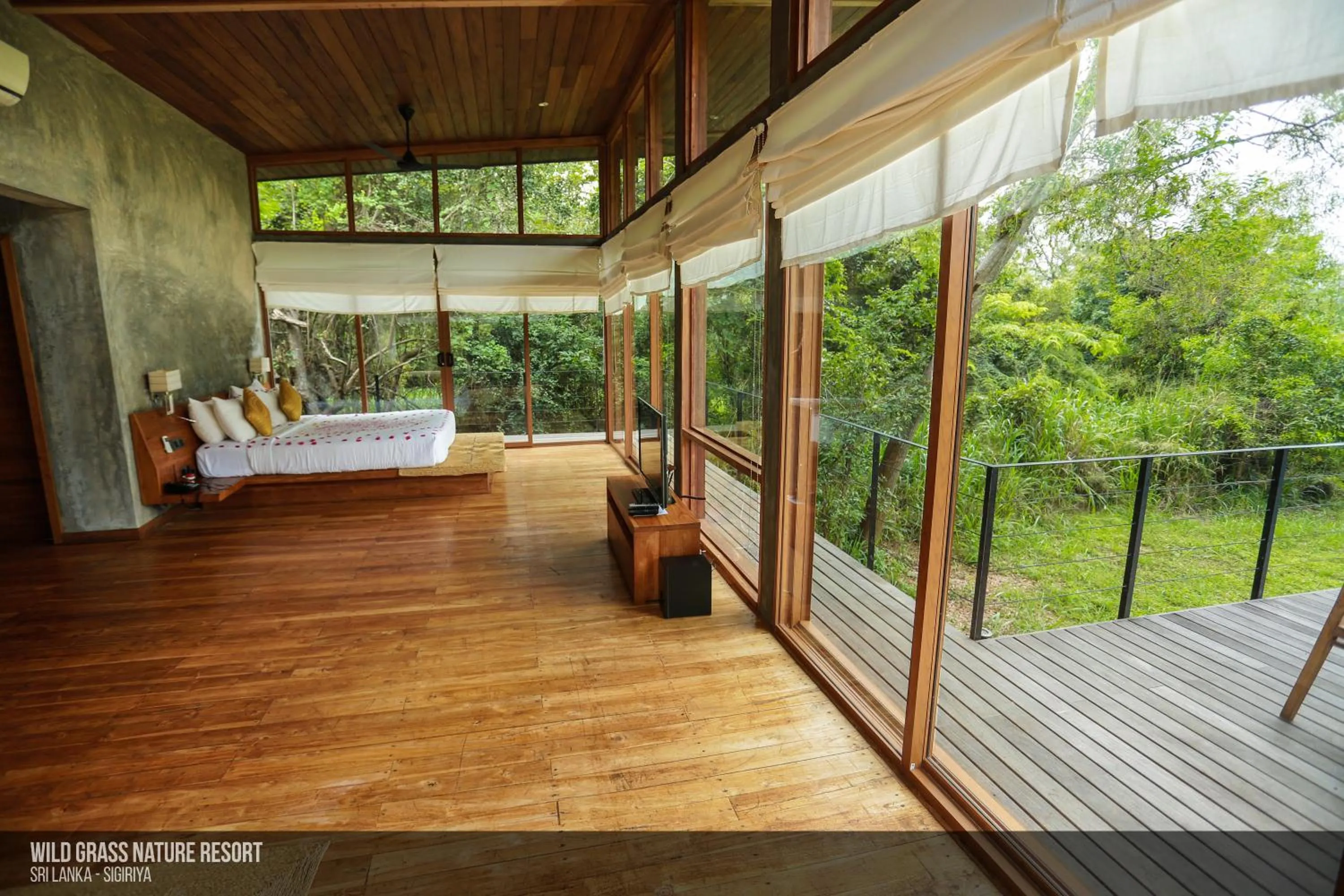 Bed in Wild Grass Nature Resort