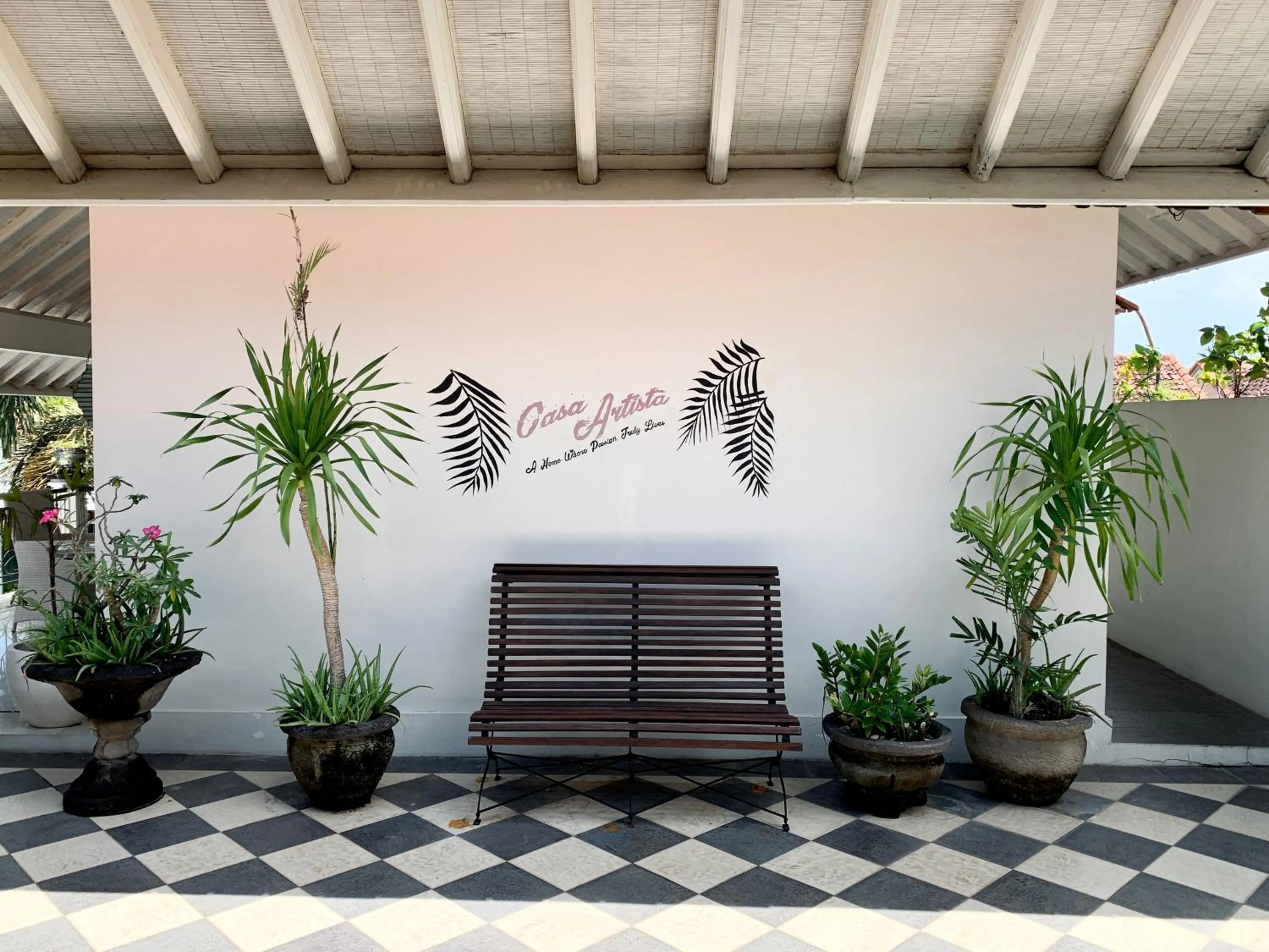 Patio in Casa Artista By Kresna Hospitality