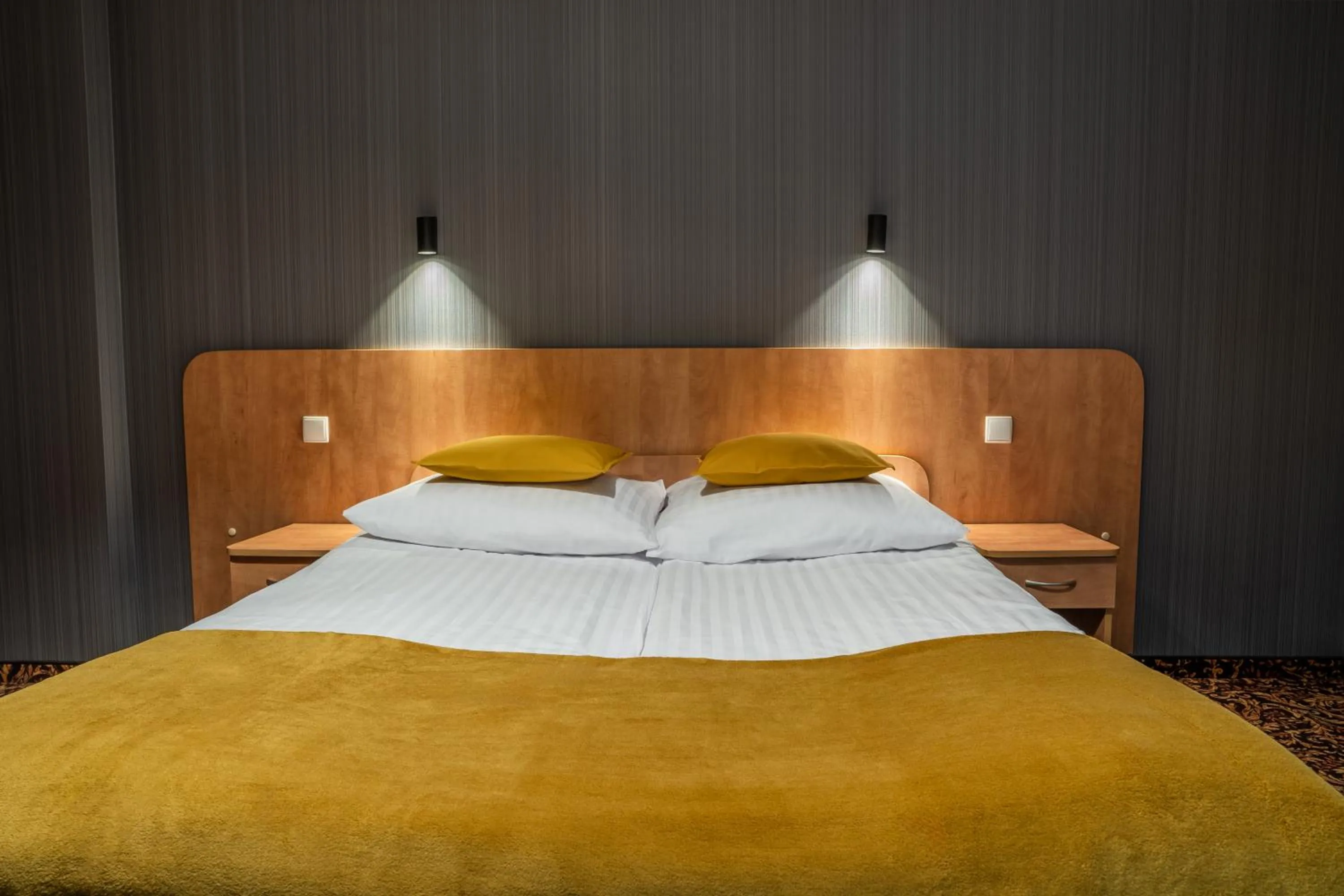 Bed in Hotel Kuźnia Napoleońska