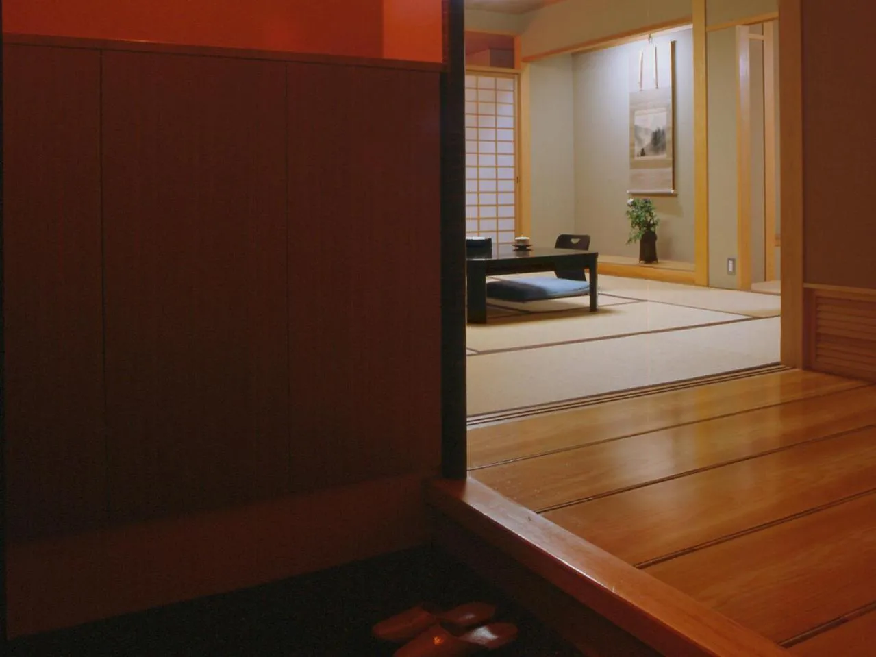 Decorative detail in Kadonobo Ryokan