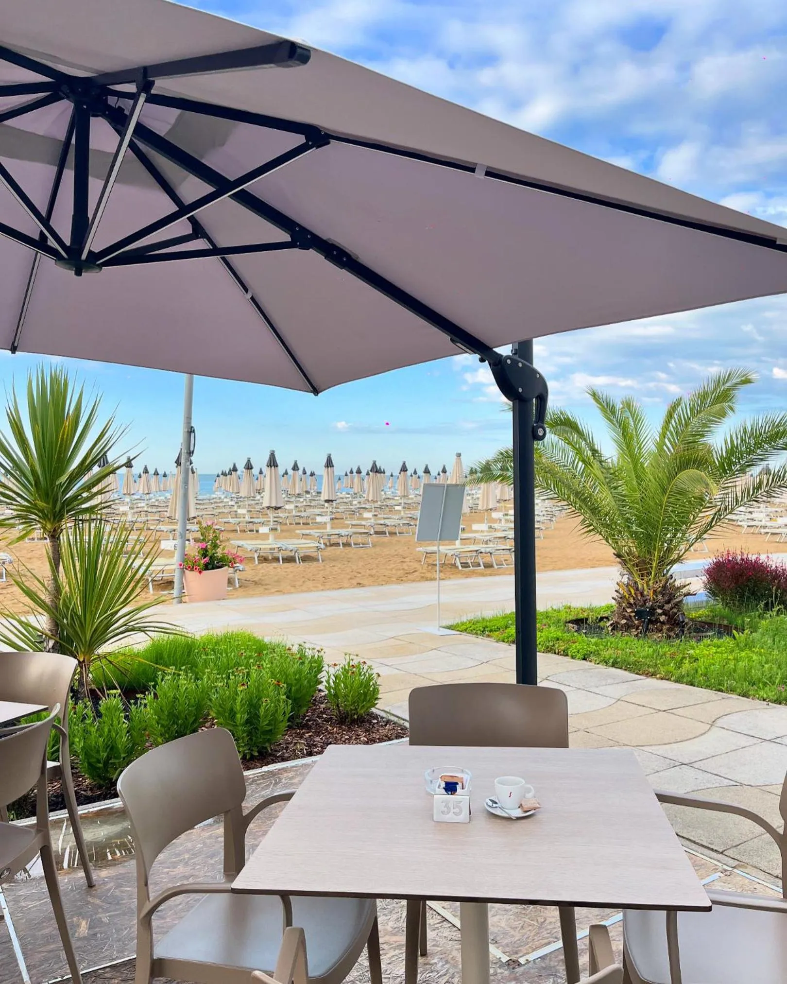 Balcony/Terrace in Hotel Silva Frontemare