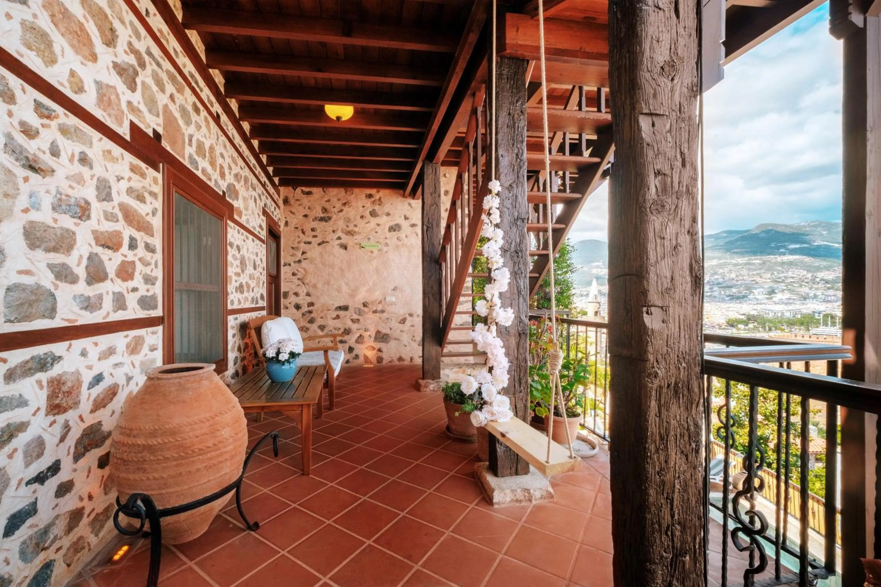 Seating area in Hotel Villa Turka
