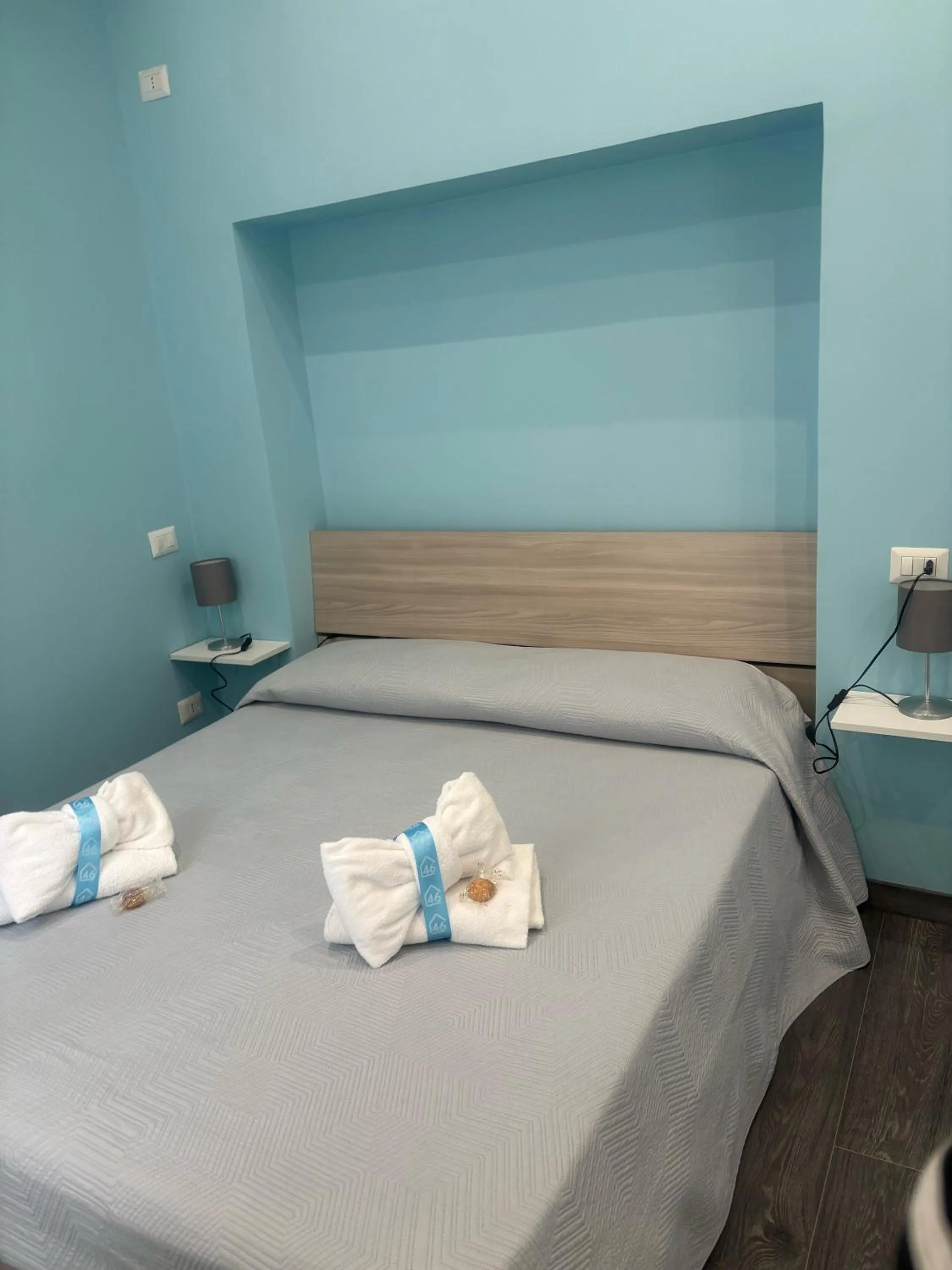 Bed in Regina Margherita Suite