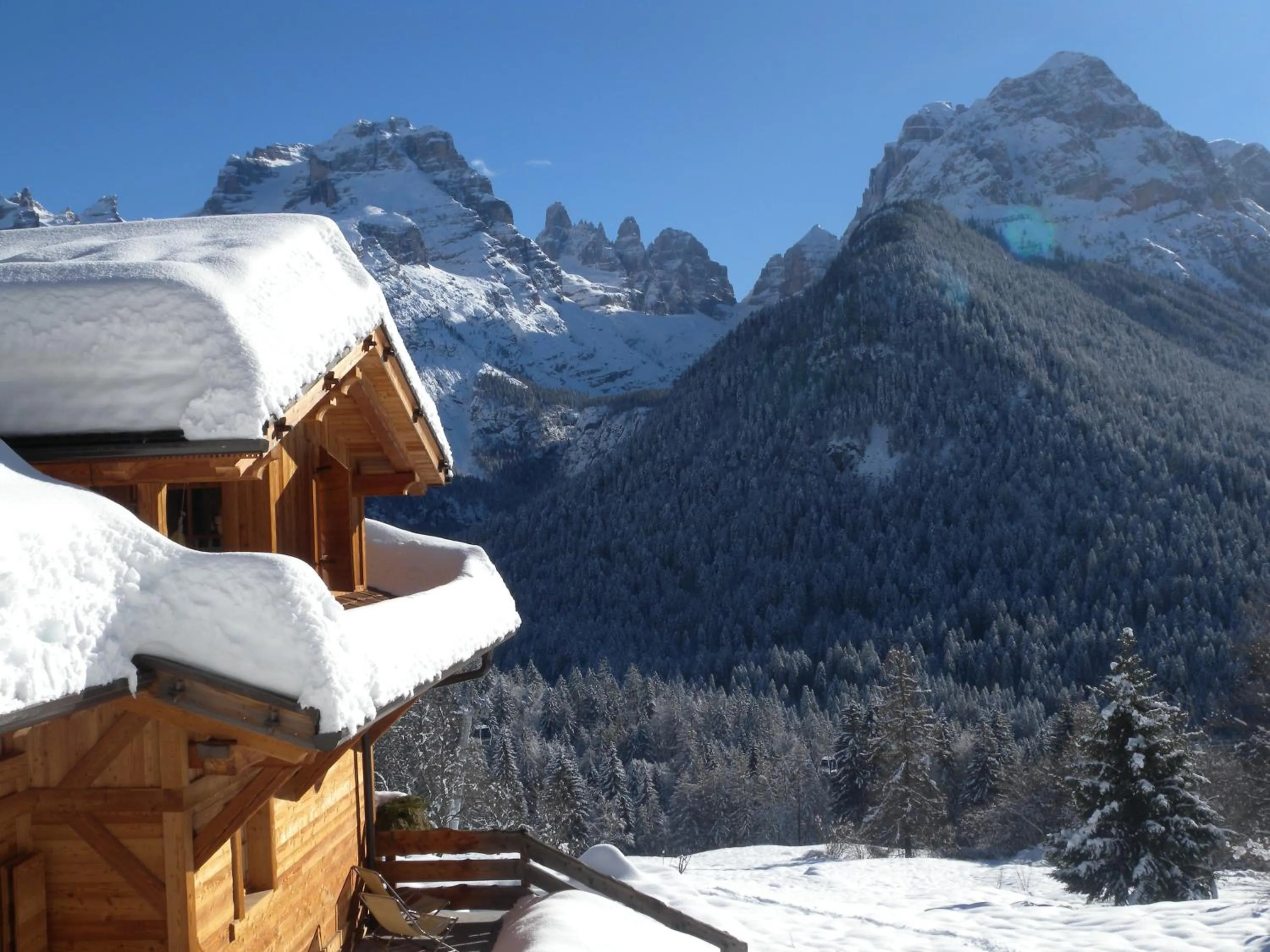 Mountain view in Fogajard Lovely Chalet