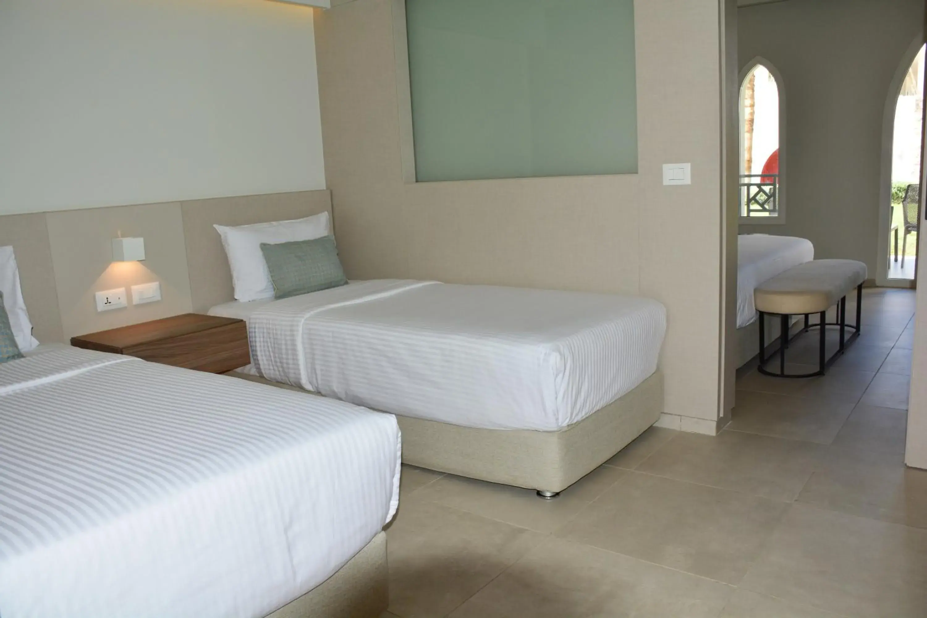 Bed in Reef Oasis Beach Aqua Park Resort Bed in Reef Oasis Beach Aqua Park Resort