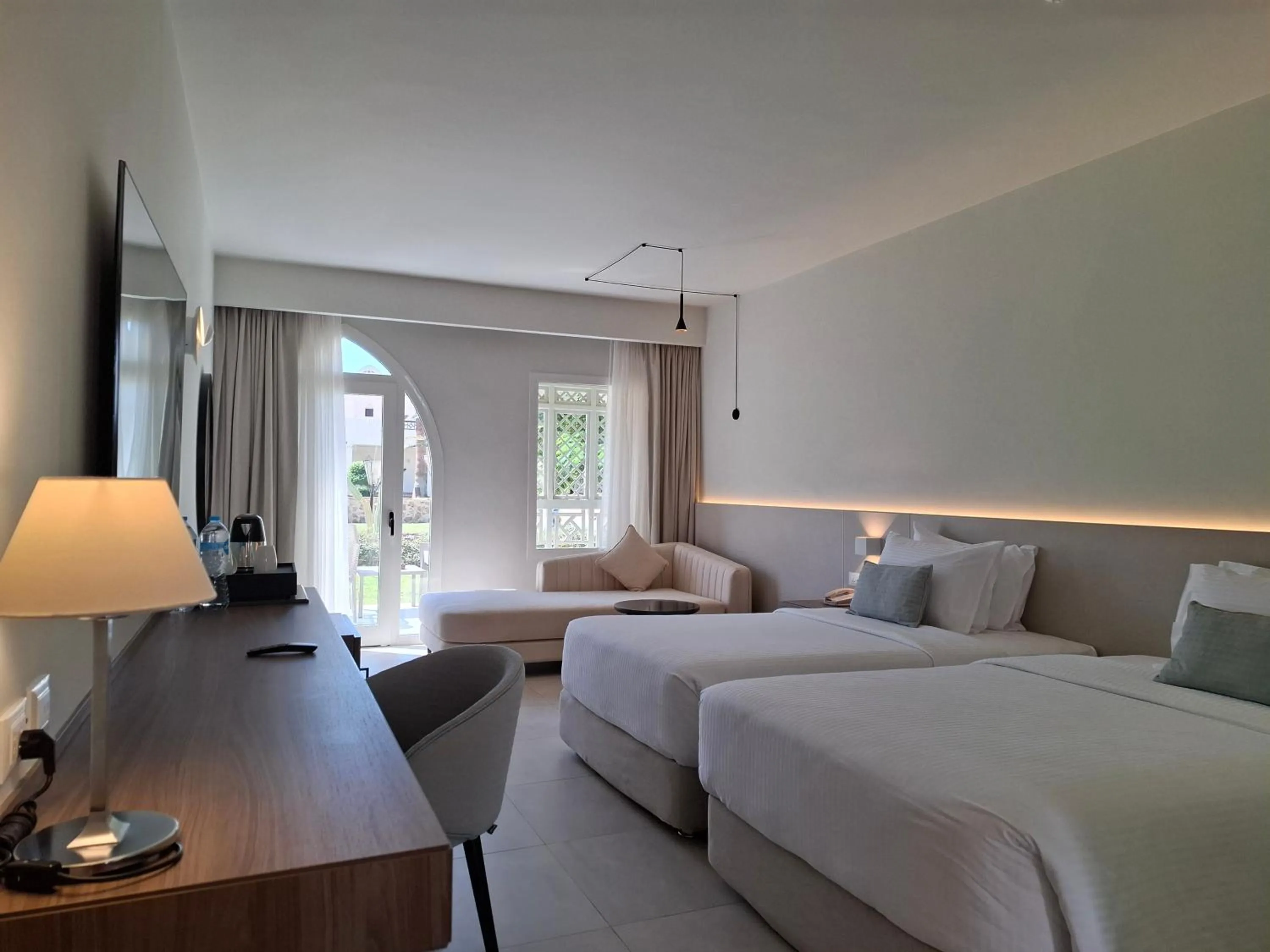 Bed in Reef Oasis Beach Aqua Park Resort