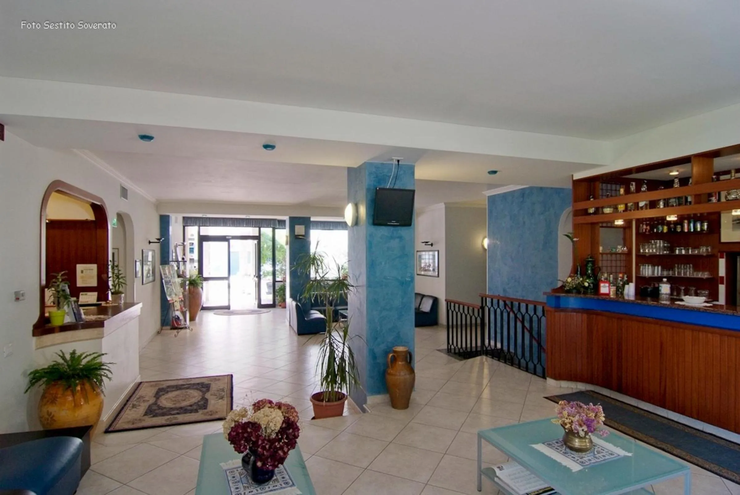 Lobby or reception in Hotel Gli Ulivi