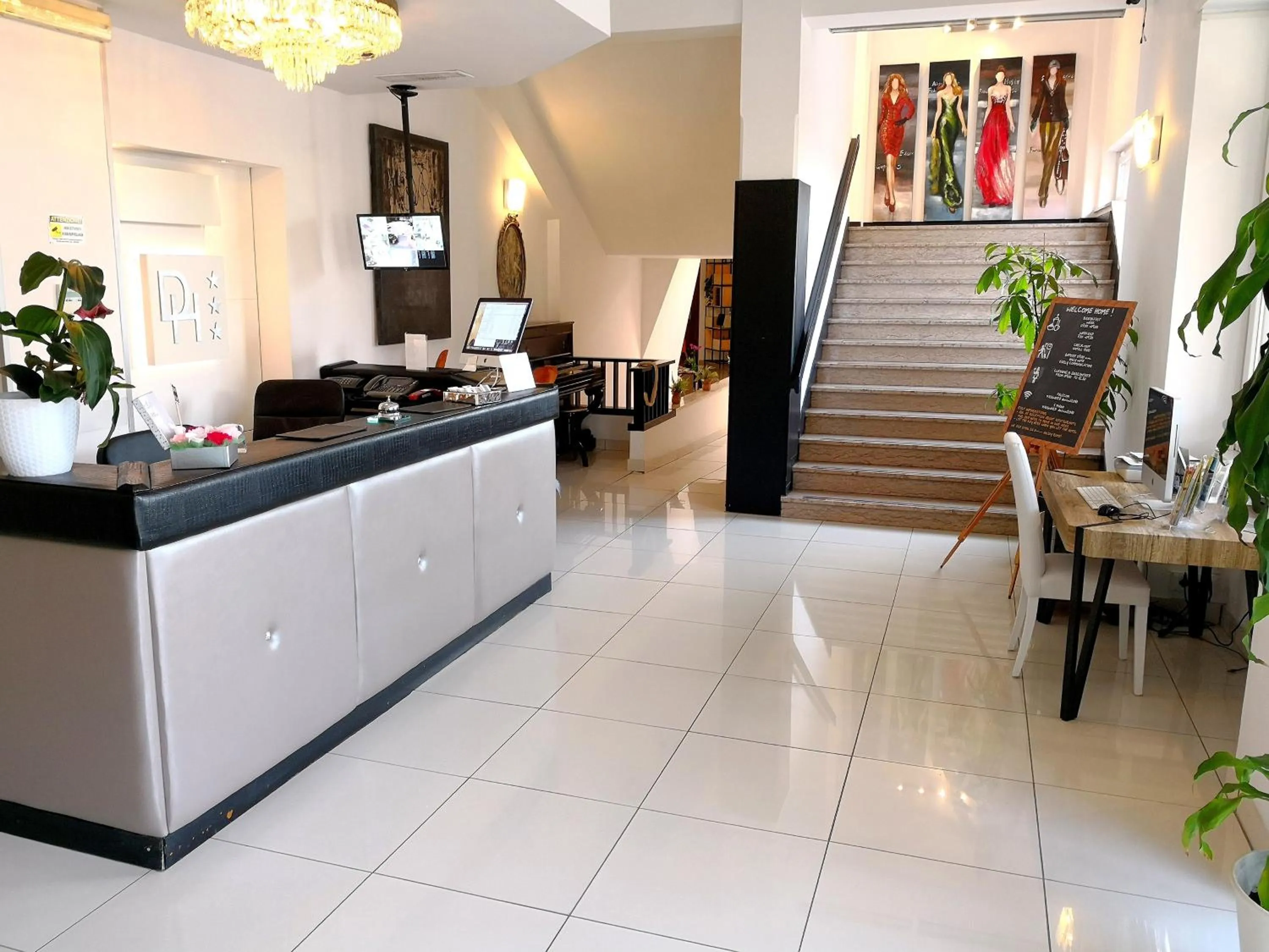 Lobby or reception in Hotel Darival Nomentana