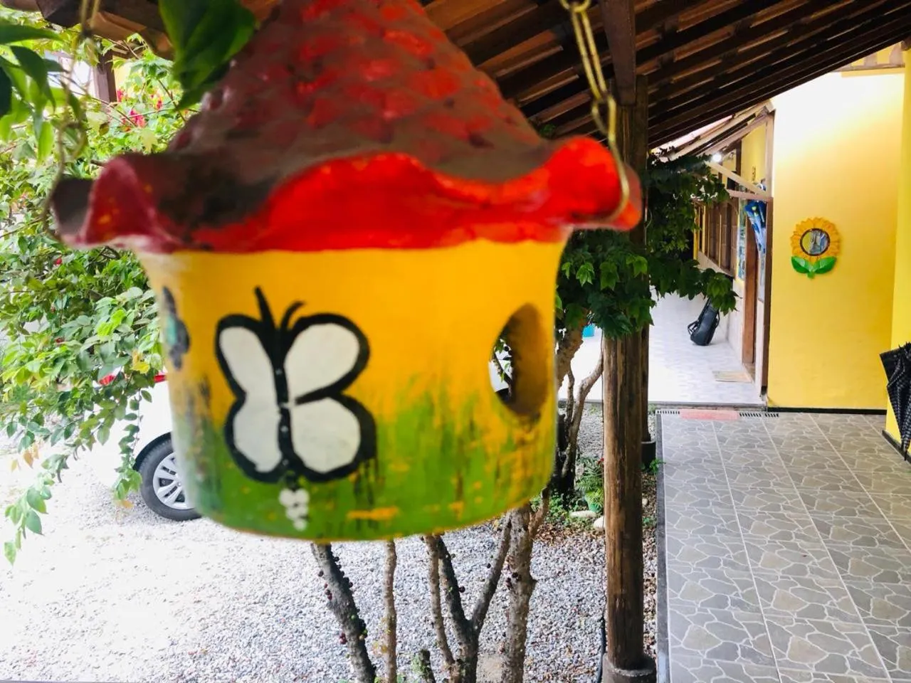 Patio in Pousada Parque Imperial no centro de Paraty