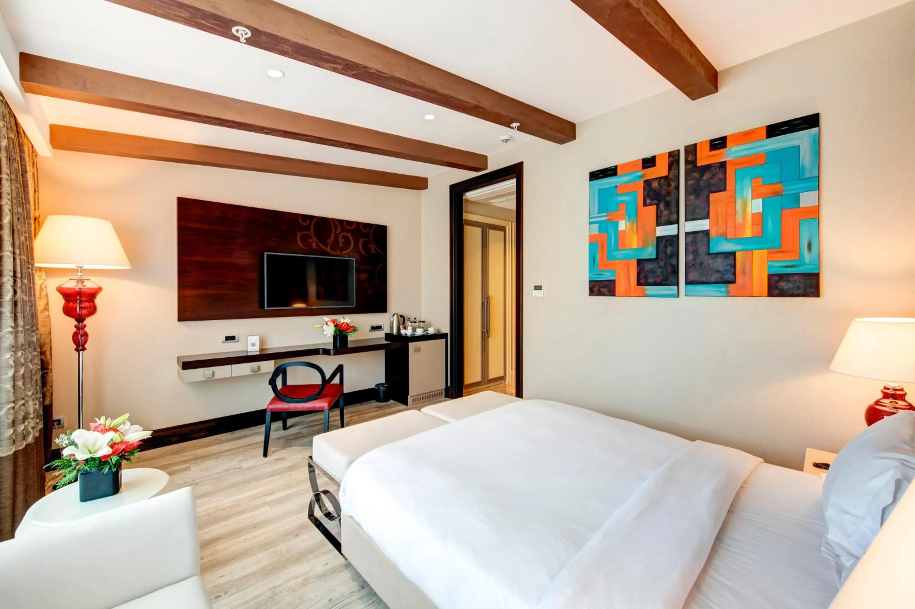 Bed in The Elysium Taksim